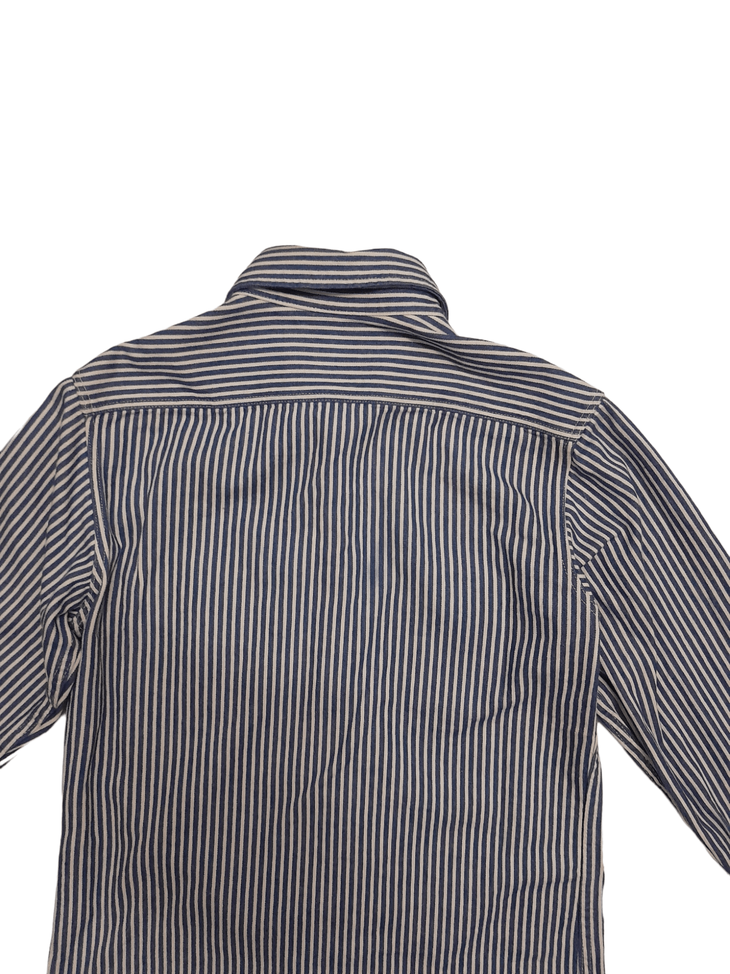 RRL Ralph Lauren RRL Polo Ralph Lauren Double RL Hickory Shirt (E828) Size US S / EU 44-46 / 1 - 7 Thumbnail