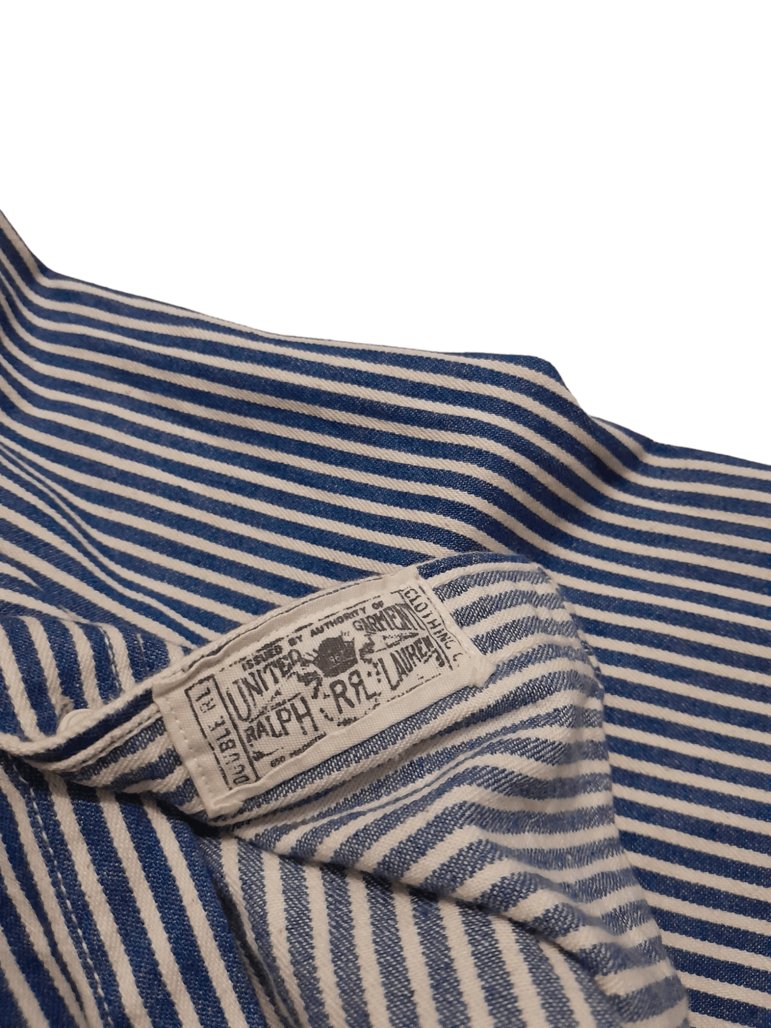 RRL Ralph Lauren RRL Polo Ralph Lauren Double RL Hickory Shirt (E828) Size US S / EU 44-46 / 1 - 4 Thumbnail