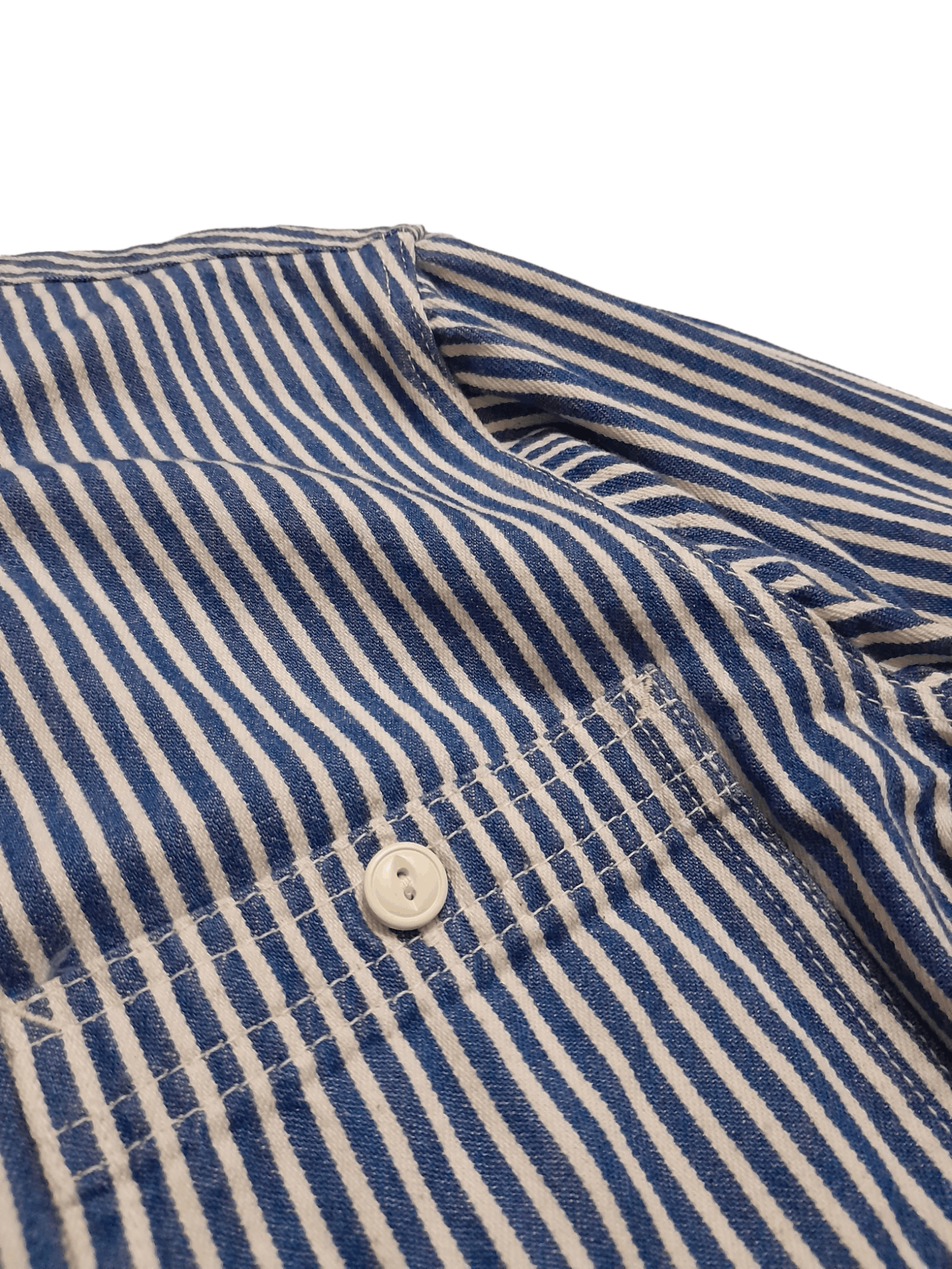 RRL Ralph Lauren RRL Polo Ralph Lauren Double RL Hickory Shirt (E828) Size US S / EU 44-46 / 1 - 5 Thumbnail