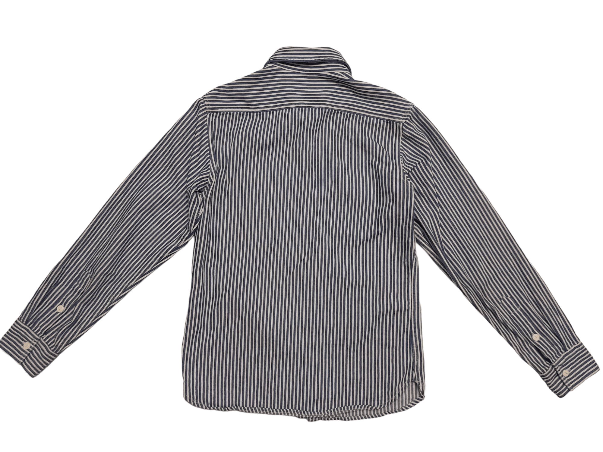 RRL Ralph Lauren RRL Polo Ralph Lauren Double RL Hickory Shirt (E828) Size US S / EU 44-46 / 1 - 6 Thumbnail