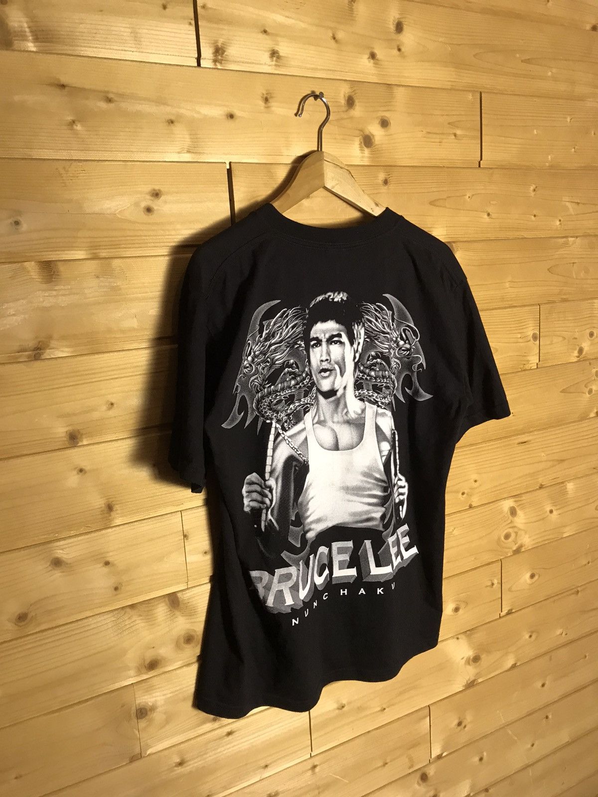 Vintage Vintage Bruce Lee t-shirt Size US L / EU 52-54 / 3 - 7 Thumbnail