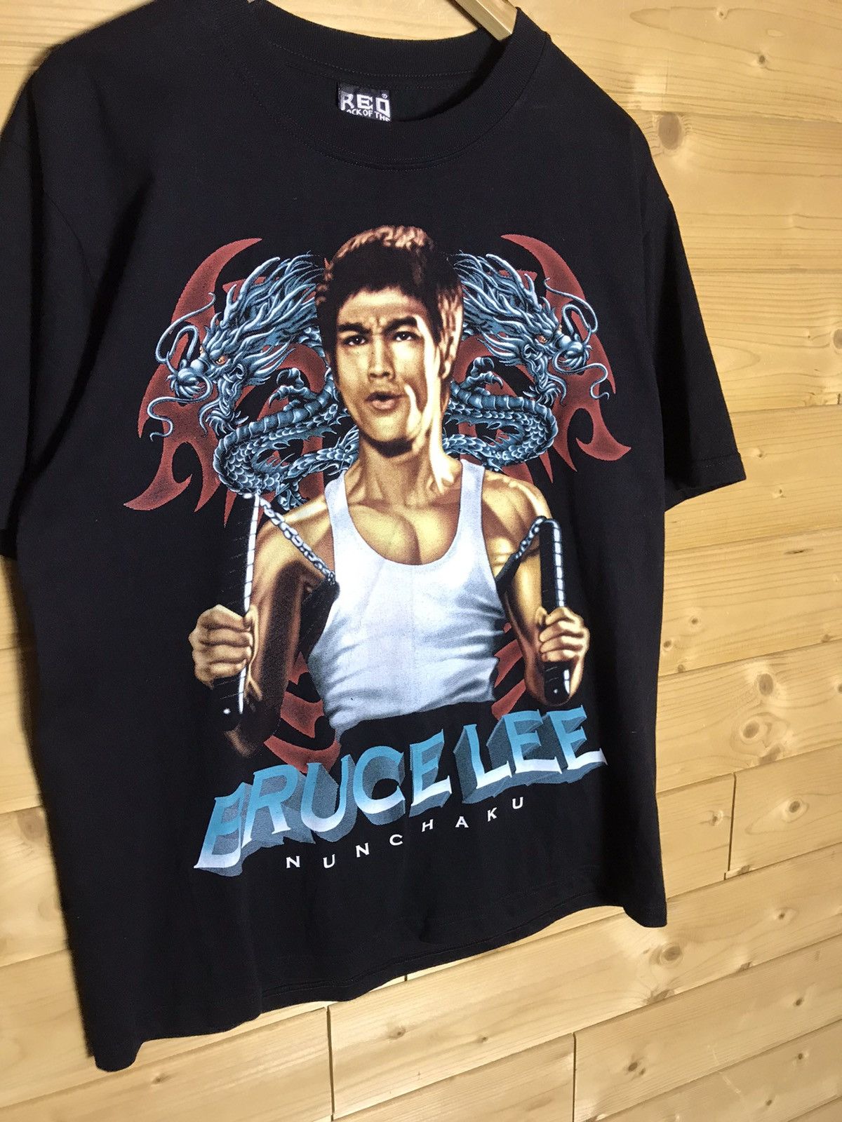 Vintage Vintage Bruce Lee t-shirt Size US L / EU 52-54 / 3 - 3 Thumbnail