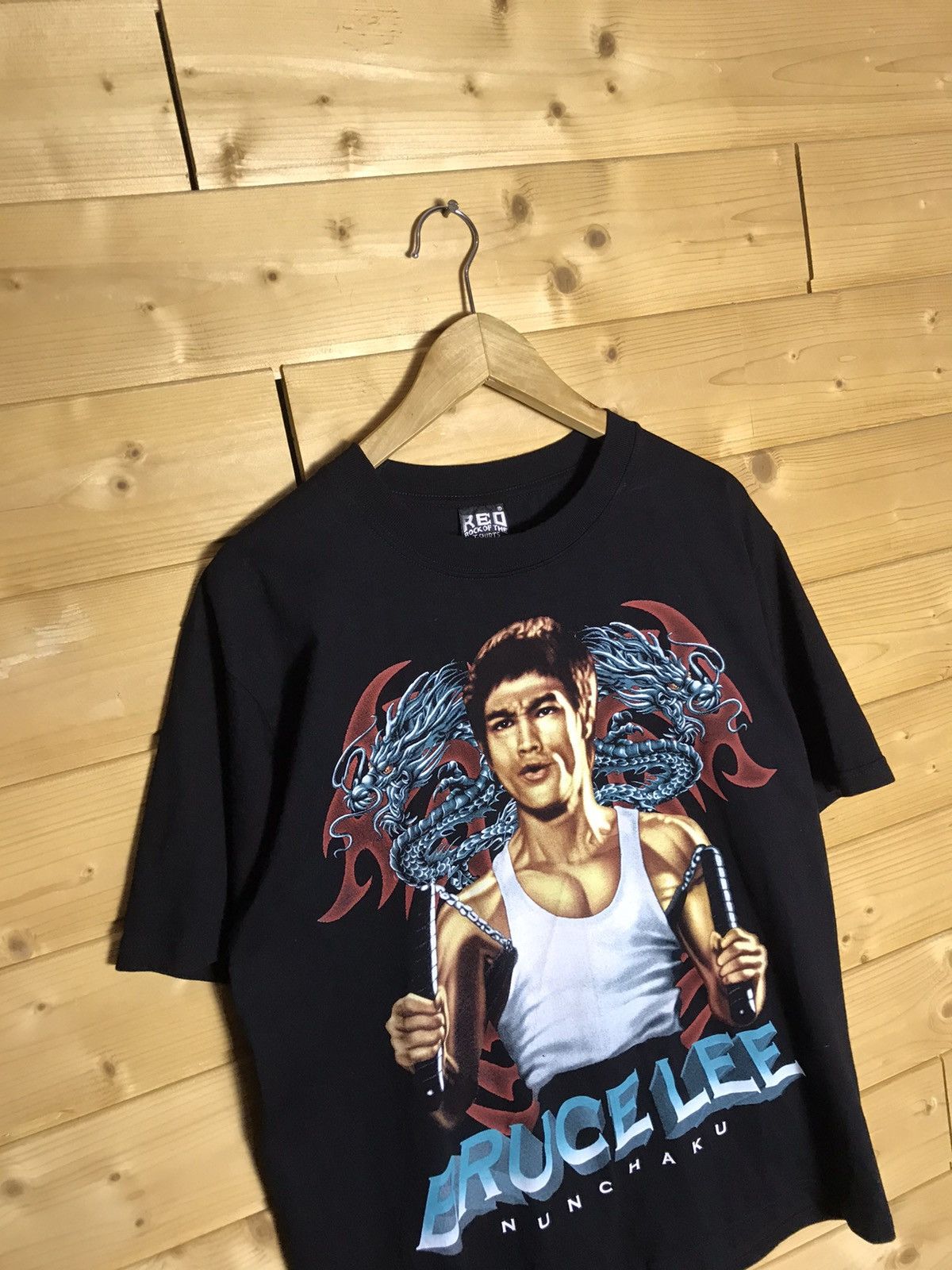 Vintage Vintage Bruce Lee t-shirt Size US L / EU 52-54 / 3 - 2 Thumbnail