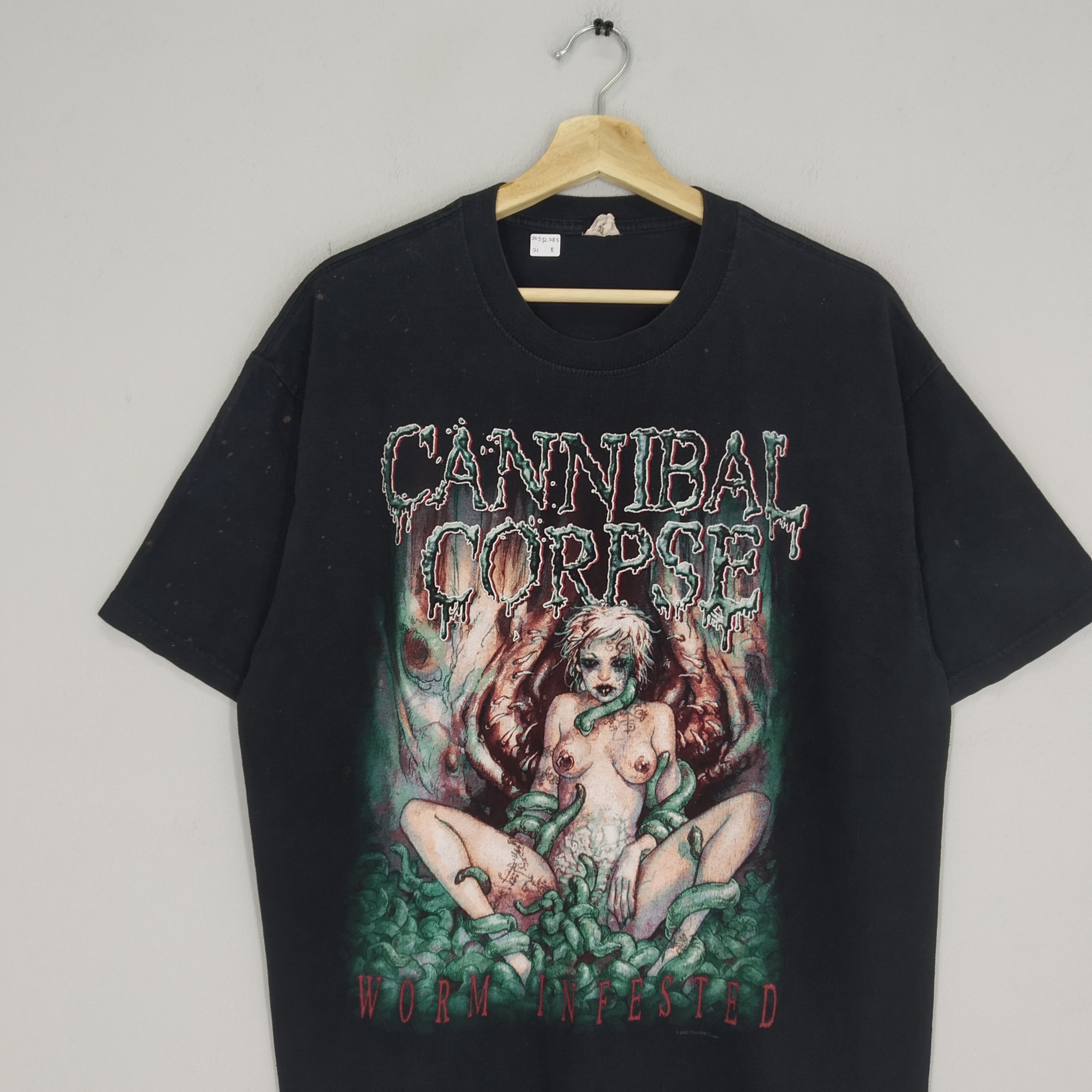Band Tees Vintage 2000’s Cannibal Corpse Death Metal Band Promo Tour Size US XL / EU 56 / 4 - 3 Thumbnail