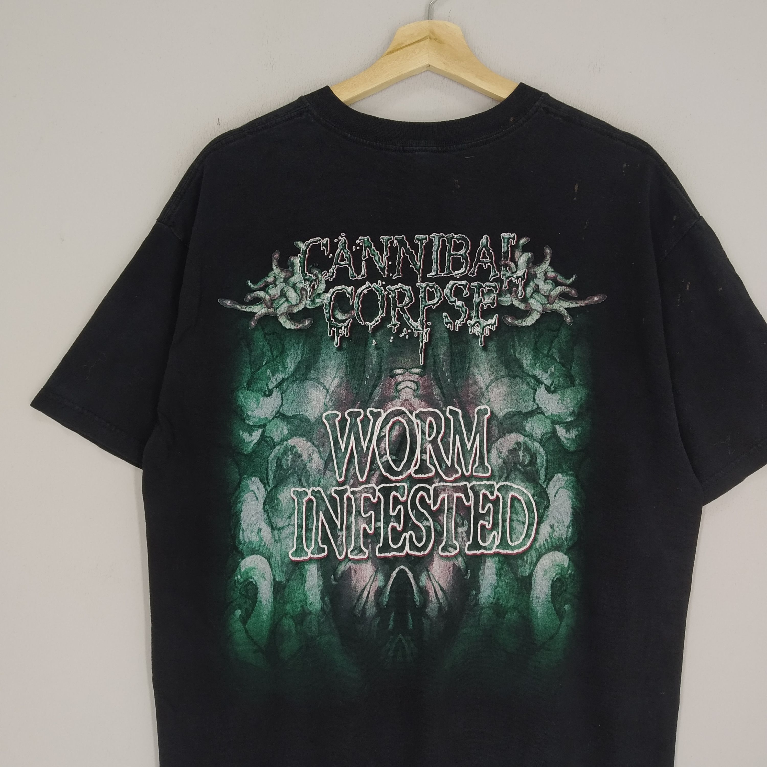 Band Tees Vintage 2000’s Cannibal Corpse Death Metal Band Promo Tour Size US XL / EU 56 / 4 - 4 Thumbnail