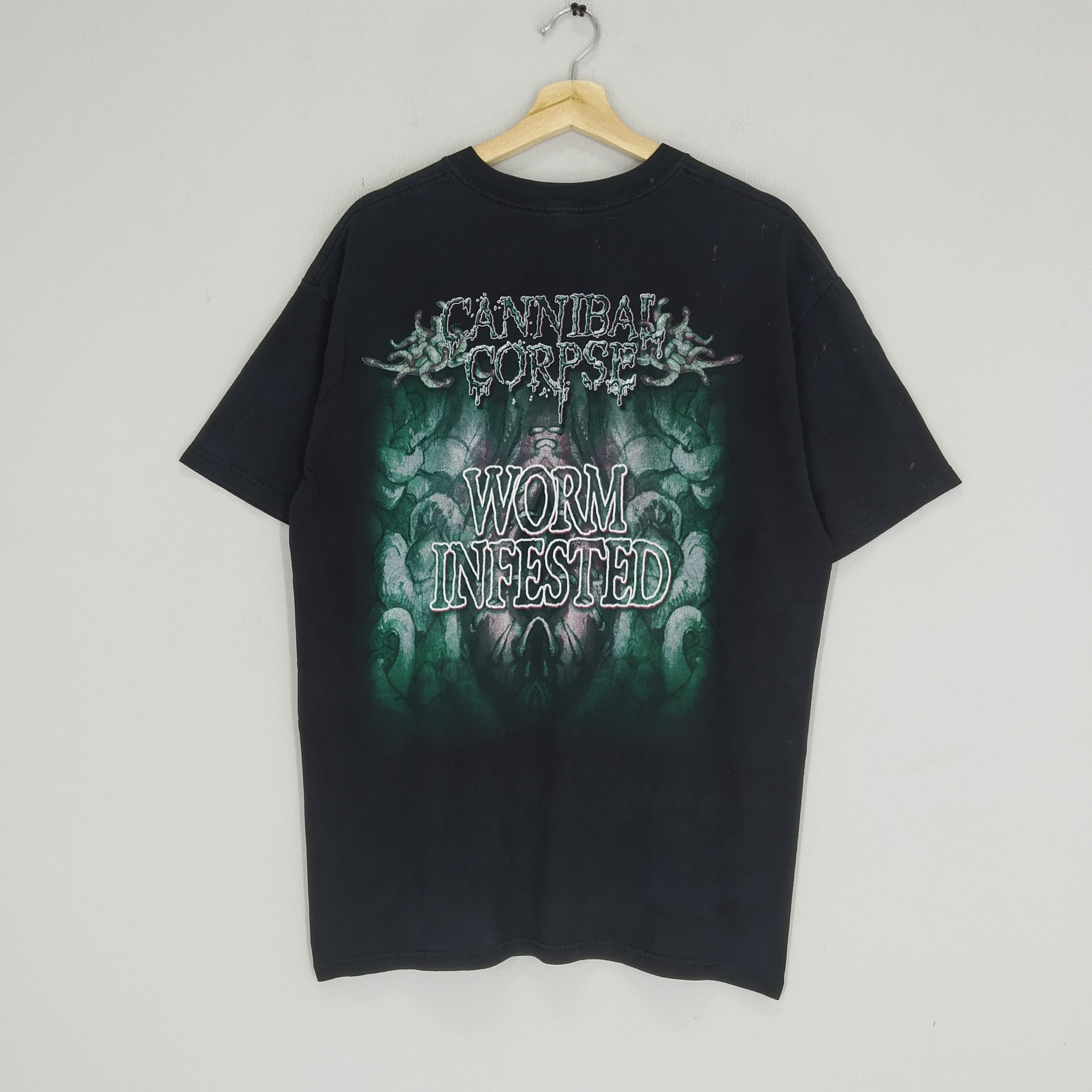 Band Tees Vintage 2000’s Cannibal Corpse Death Metal Band Promo Tour Size US XL / EU 56 / 4 - 2 Thumbnail