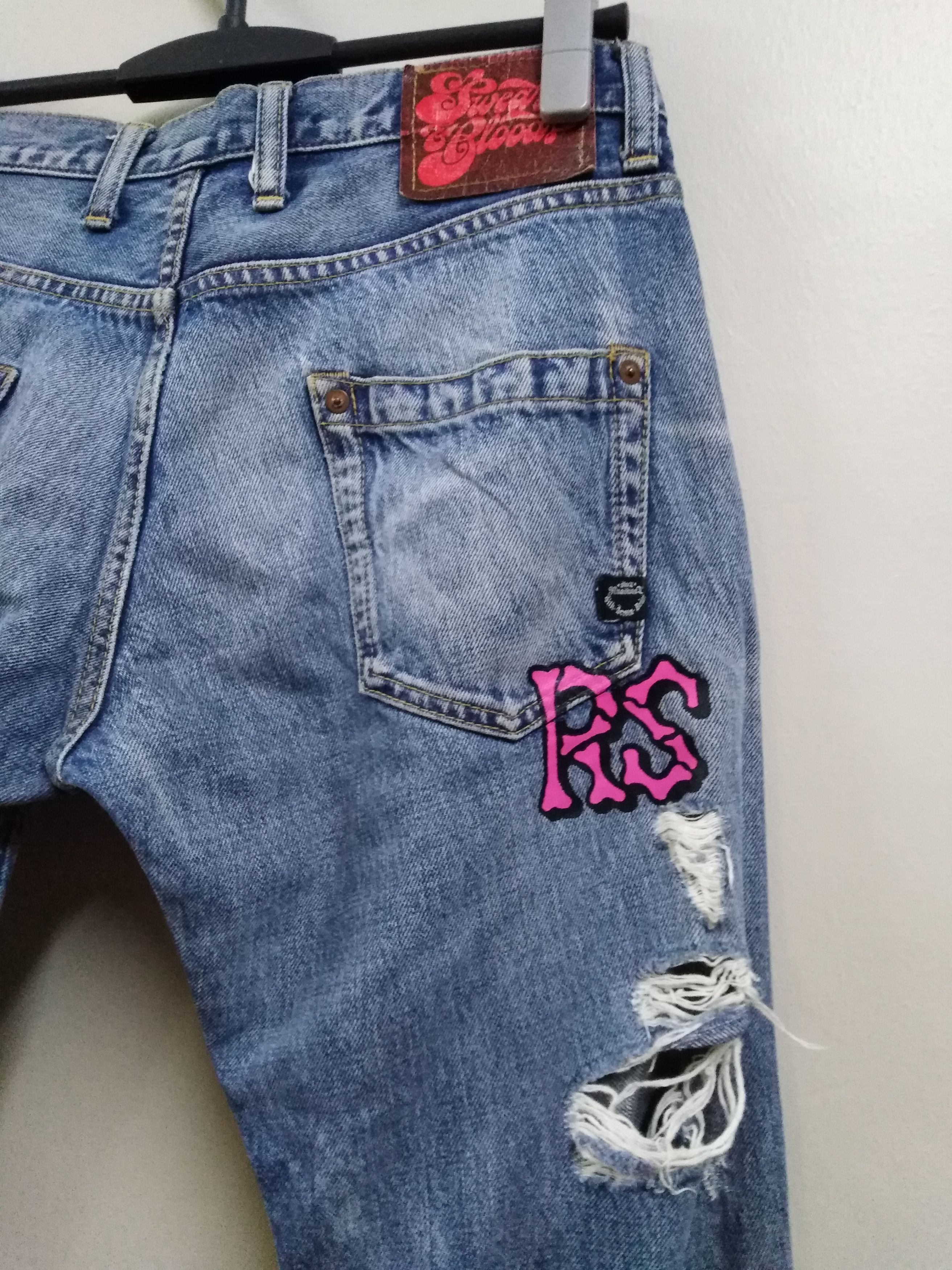 Le Grande Bleu (L.G.B.) Japanese Punk Sedictinaries RNA Inc Jeans Size US 30 / EU 46 - 10 Thumbnail