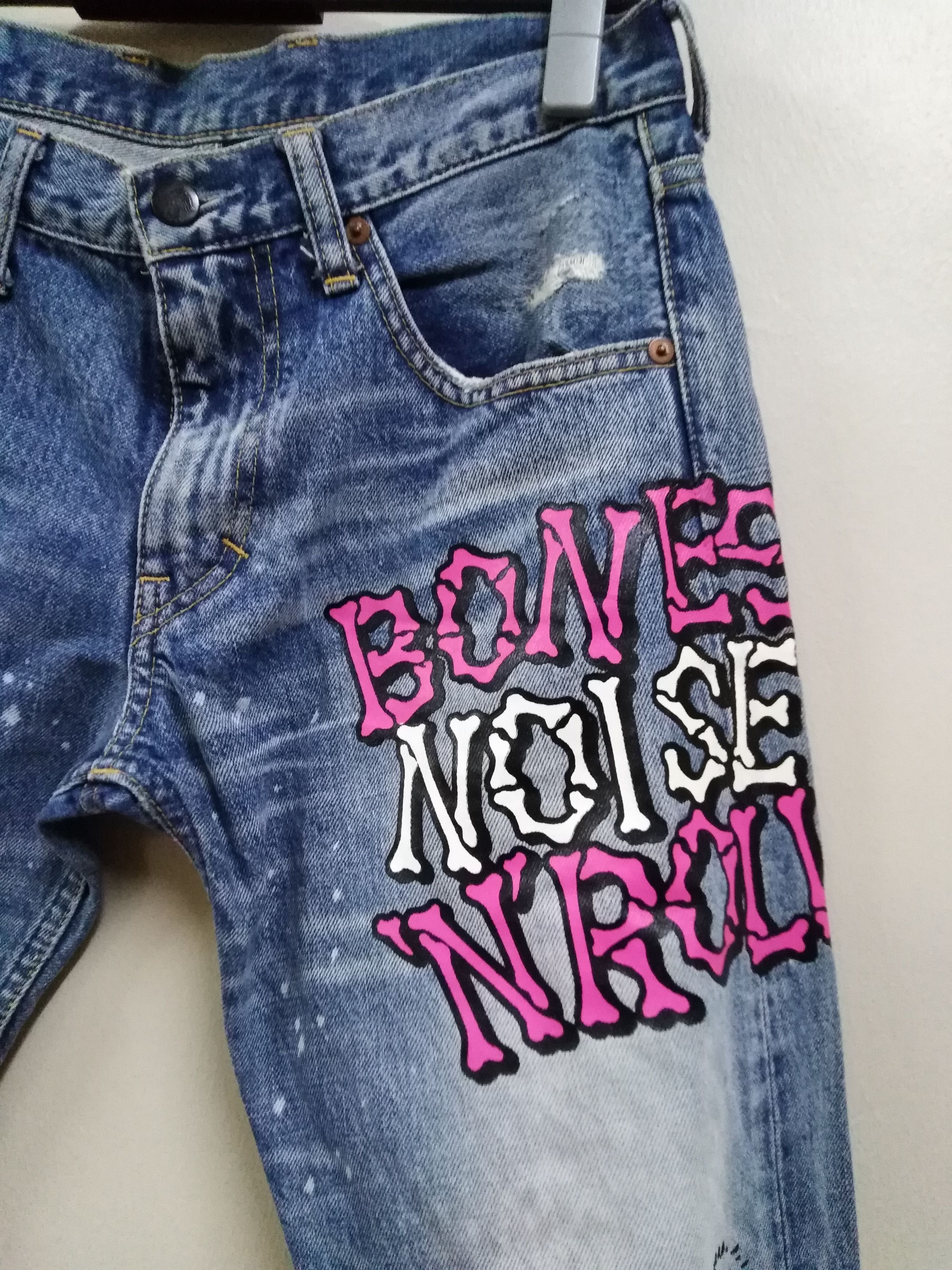 Le Grande Bleu (L.G.B.) Japanese Punk Sedictinaries RNA Inc Jeans Size US 30 / EU 46 - 3 Thumbnail