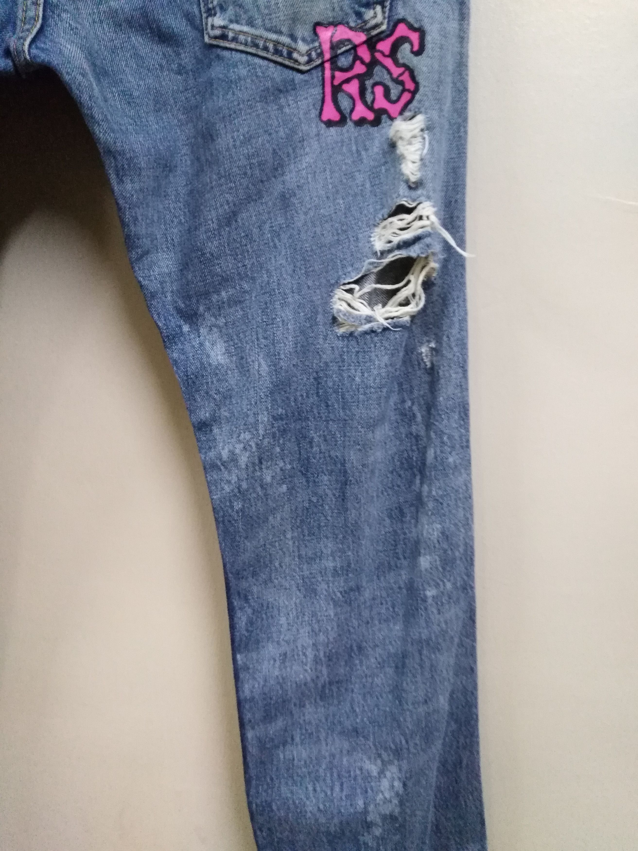 Le Grande Bleu (L.G.B.) Japanese Punk Sedictinaries RNA Inc Jeans Size US 30 / EU 46 - 13 Thumbnail