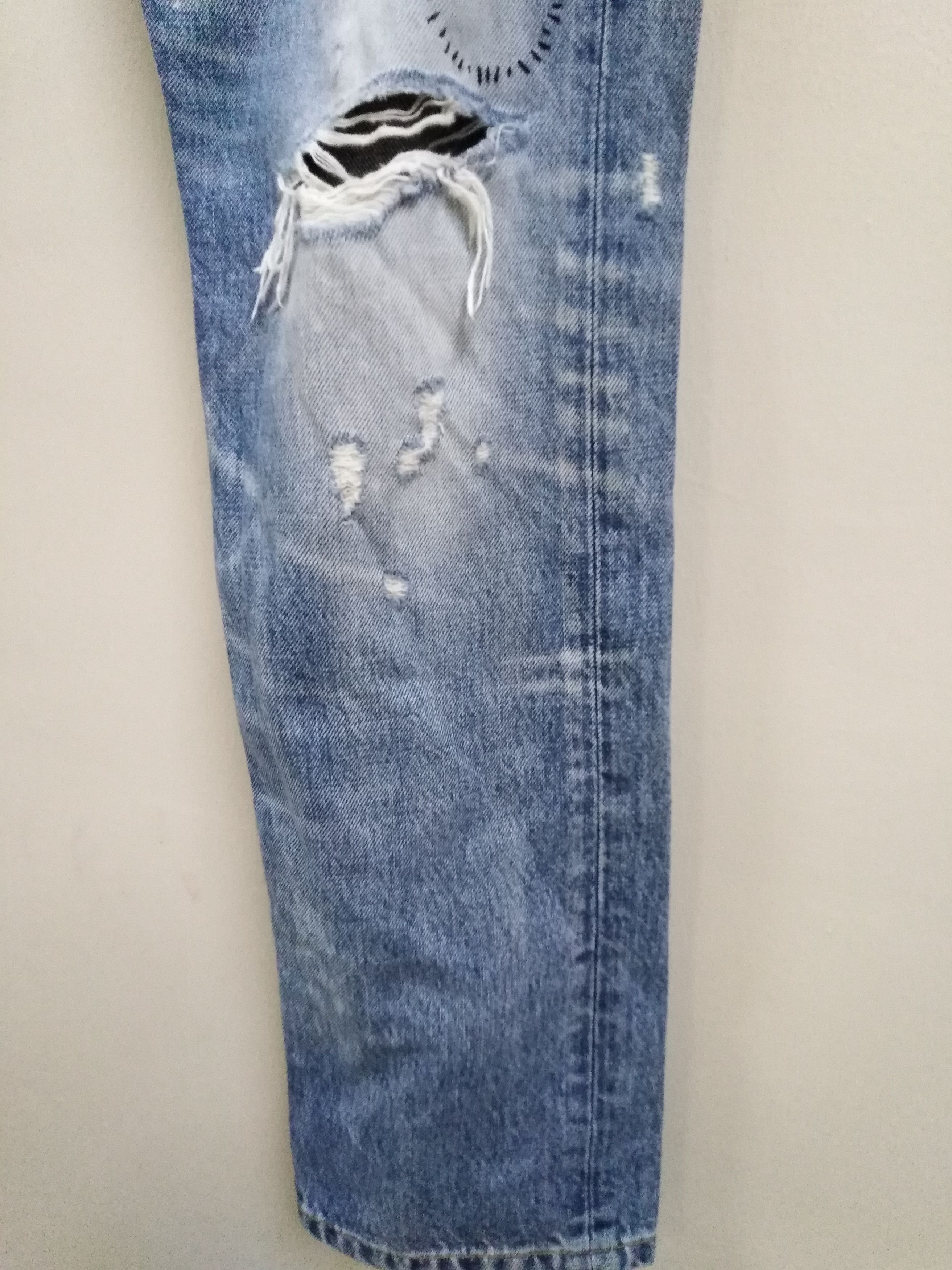 Le Grande Bleu (L.G.B.) Japanese Punk Sedictinaries RNA Inc Jeans Size US 30 / EU 46 - 7 Thumbnail