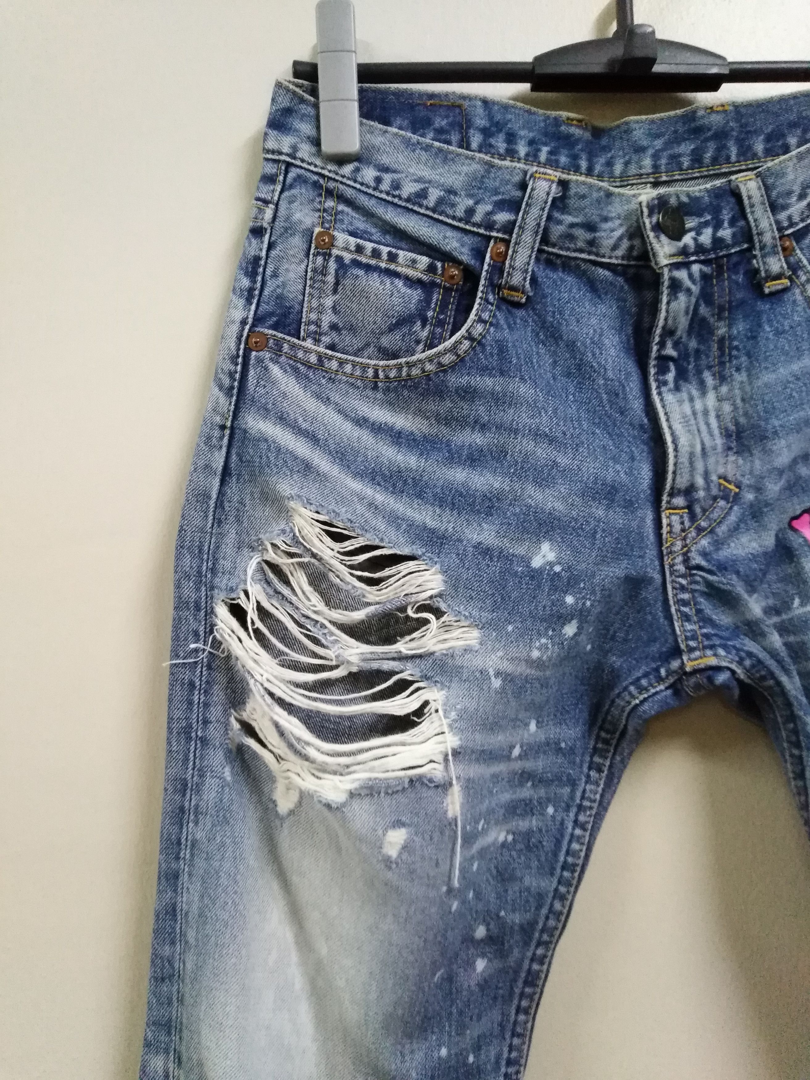 Le Grande Bleu (L.G.B.) Japanese Punk Sedictinaries RNA Inc Jeans Size US 30 / EU 46 - 5 Thumbnail