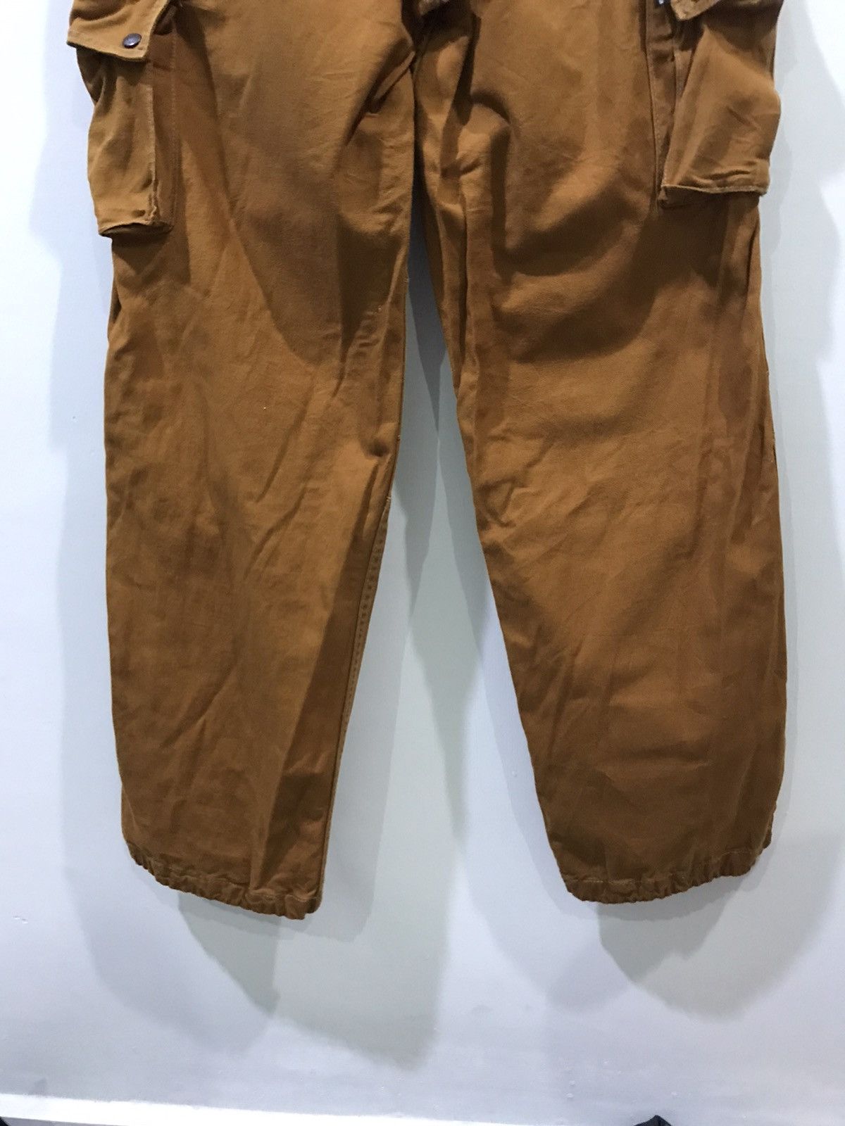 Japanese Brand EVENRIVER Japan WorkWear 40s Design Duck Canvas Cargo Pant Size US 28 / EU 44 - 13 Thumbnail