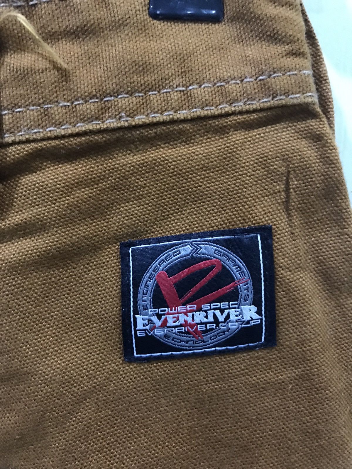 Japanese Brand EVENRIVER Japan WorkWear 40s Design Duck Canvas Cargo Pant Size US 28 / EU 44 - 14 Thumbnail