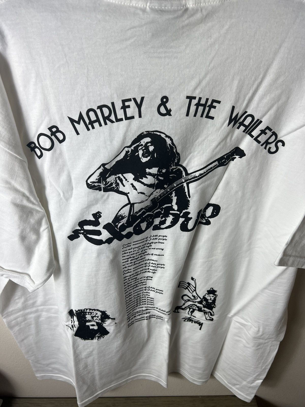 Vintage Stüssy Exodus Tee Bob Marley and The Waylers 2021 Size US XL / EU 56 / 4 - 6 Thumbnail