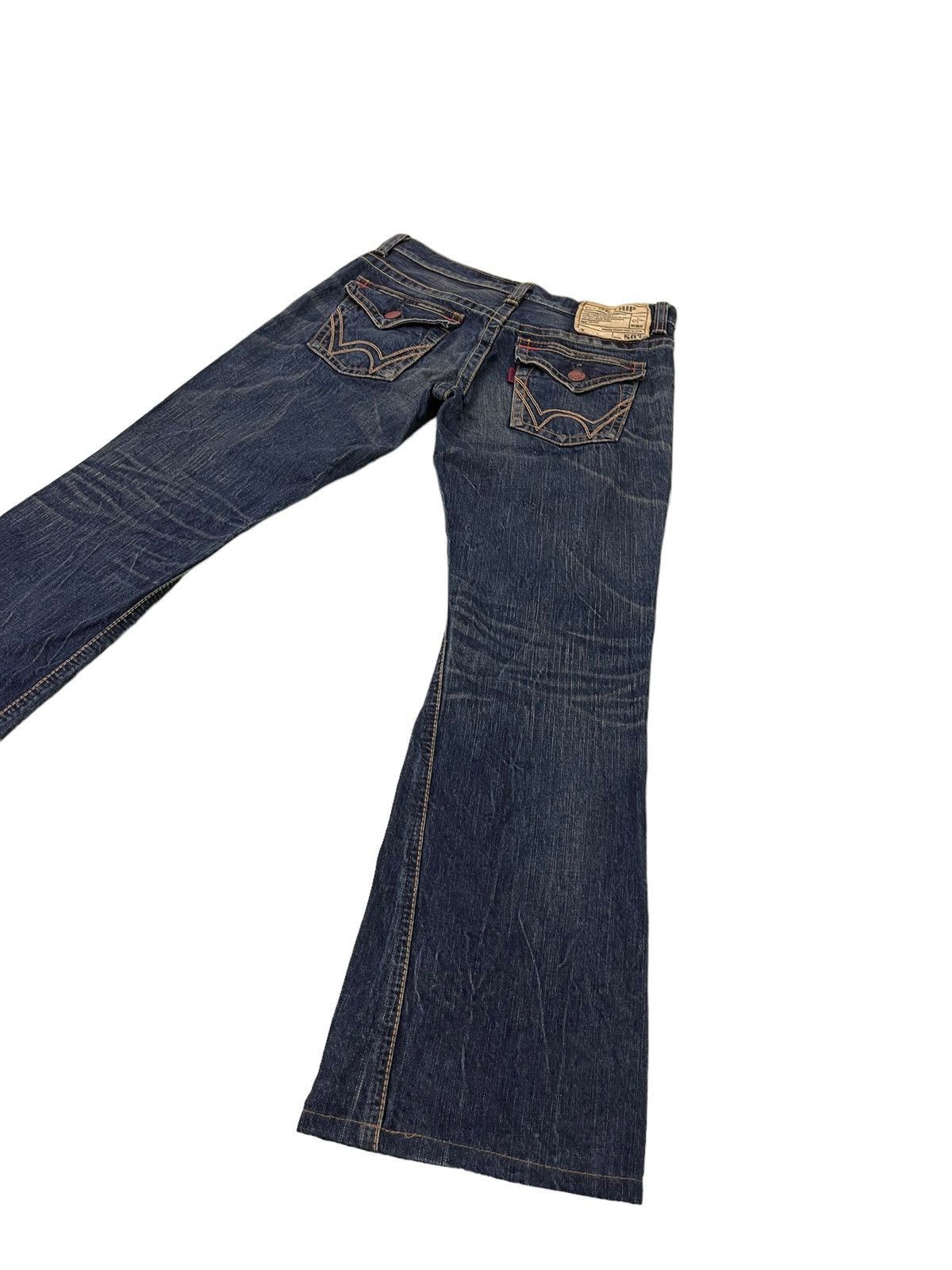 Edwin Flare Jeans Edwin Japan Acid Wash Boot Cut Denim 4🟦8 Size US 31 - 13 Thumbnail
