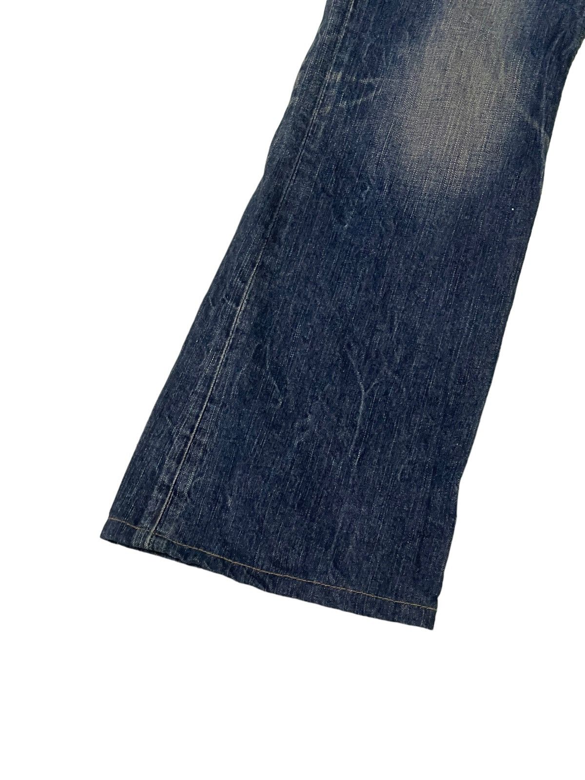 Edwin Flare Jeans Edwin Japan Acid Wash Boot Cut Denim 4🟦8 Size US 31 - 5 Thumbnail