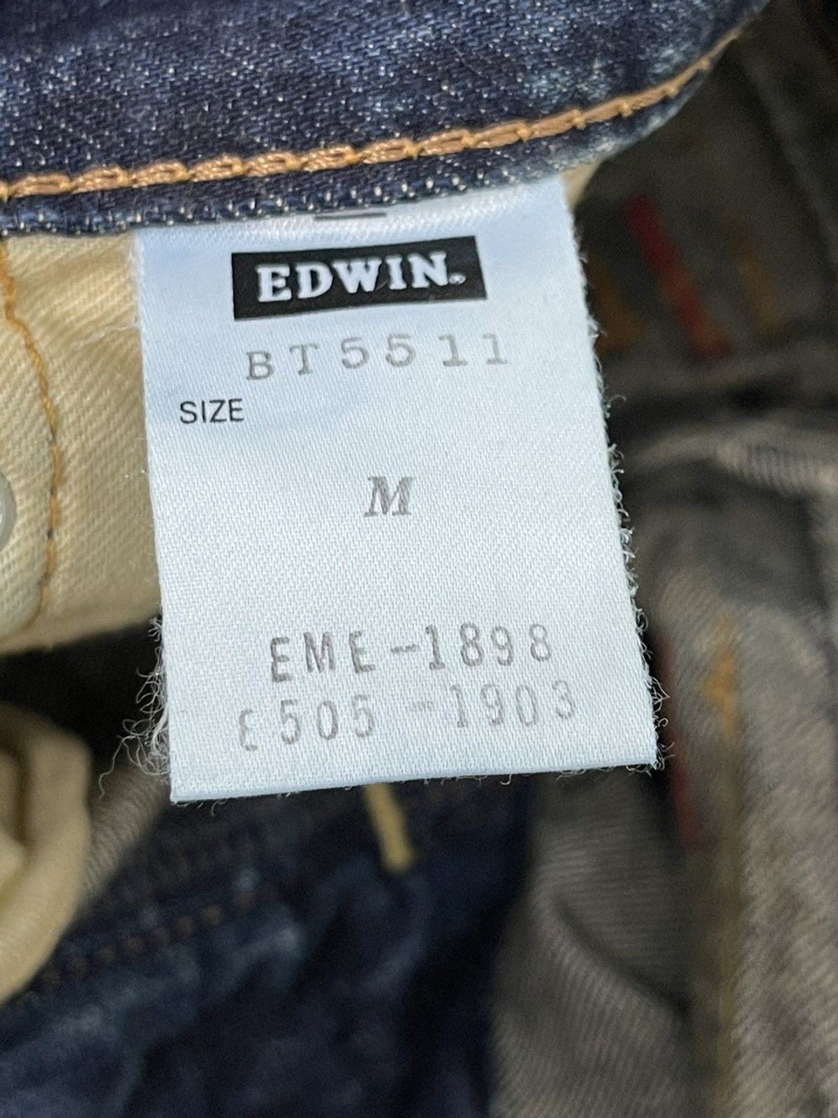 Edwin Flare Jeans Edwin Japan Acid Wash Boot Cut Denim 4🟦8 Size US 31 - 21 Thumbnail