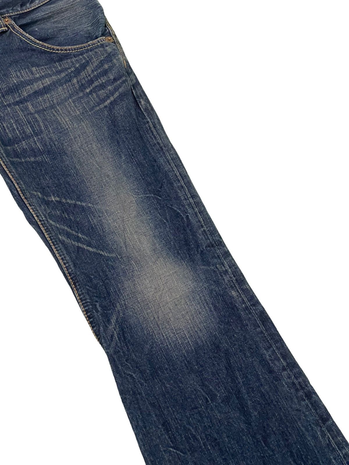 Edwin Flare Jeans Edwin Japan Acid Wash Boot Cut Denim 4🟦8 Size US 31 - 7 Thumbnail