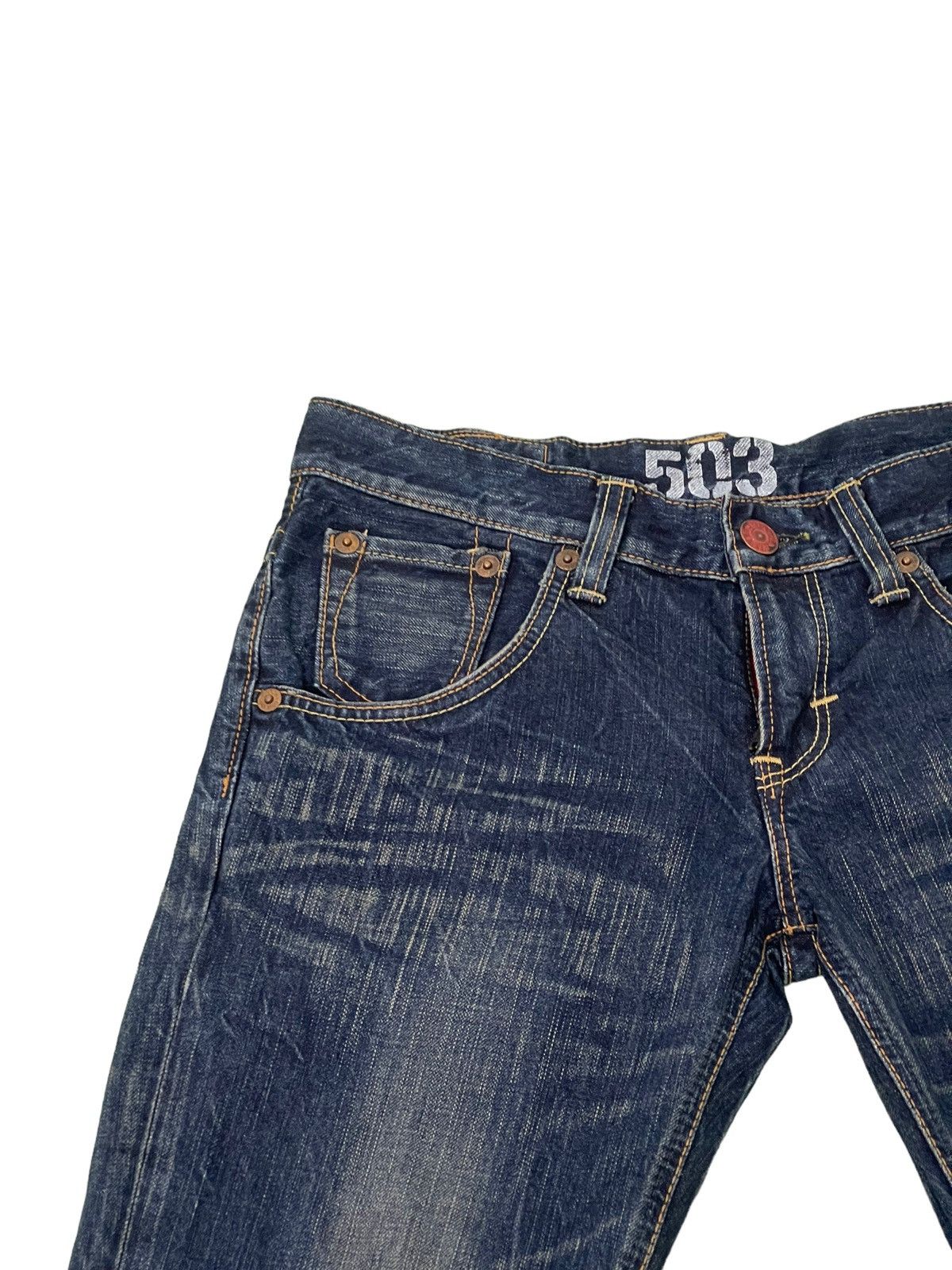 Edwin Flare Jeans Edwin Japan Acid Wash Boot Cut Denim 4🟦8 Size US 31 - 8 Thumbnail