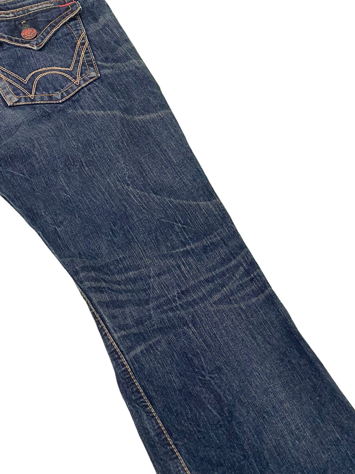 Edwin Flare Jeans Edwin Japan Acid Wash Boot Cut Denim 4🟦8 Size US 31 - 17 Thumbnail