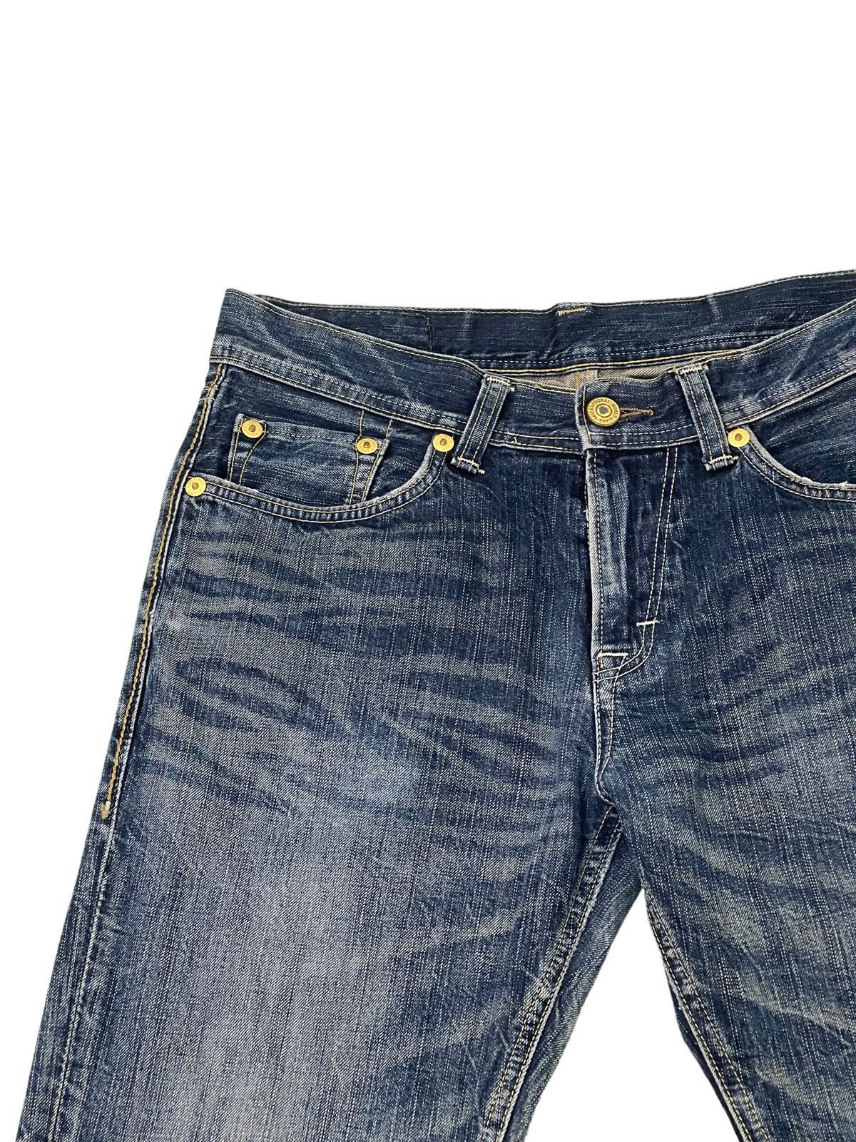 Japanese Brand Flare Jeans Denim Craft Acid Wash Boot Cut Denim 4🟦7 Size US 32 / EU 48 - 17 Thumbnail