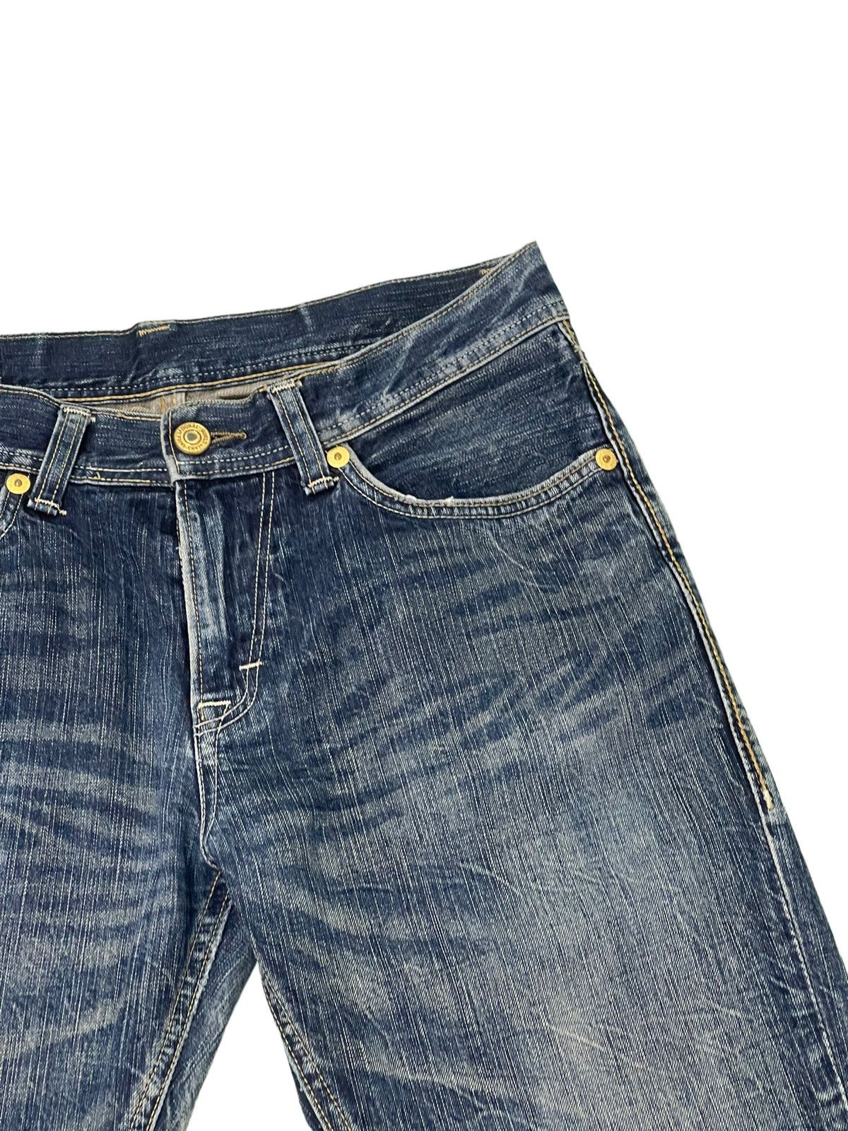 Japanese Brand Flare Jeans Denim Craft Acid Wash Boot Cut Denim 4🟦7 Size US 32 / EU 48 - 18 Thumbnail