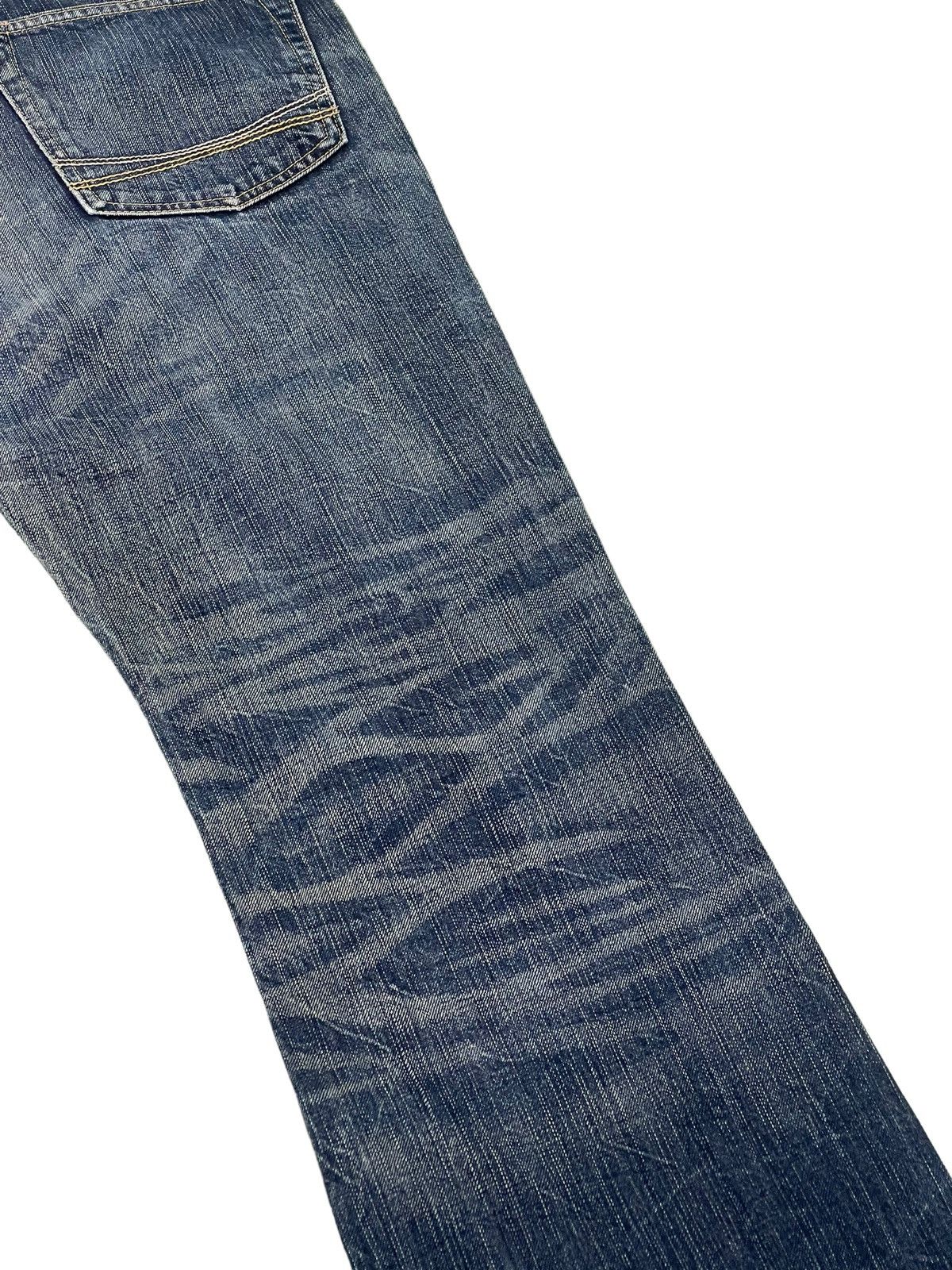 Japanese Brand Flare Jeans Denim Craft Acid Wash Boot Cut Denim 4🟦7 Size US 32 / EU 48 - 7 Thumbnail