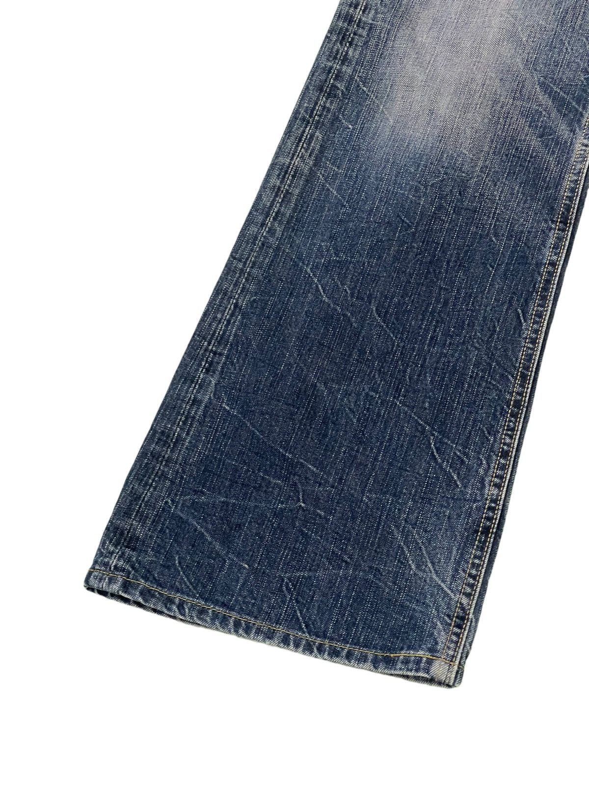 Japanese Brand Flare Jeans Denim Craft Acid Wash Boot Cut Denim 4🟦7 Size US 32 / EU 48 - 14 Thumbnail