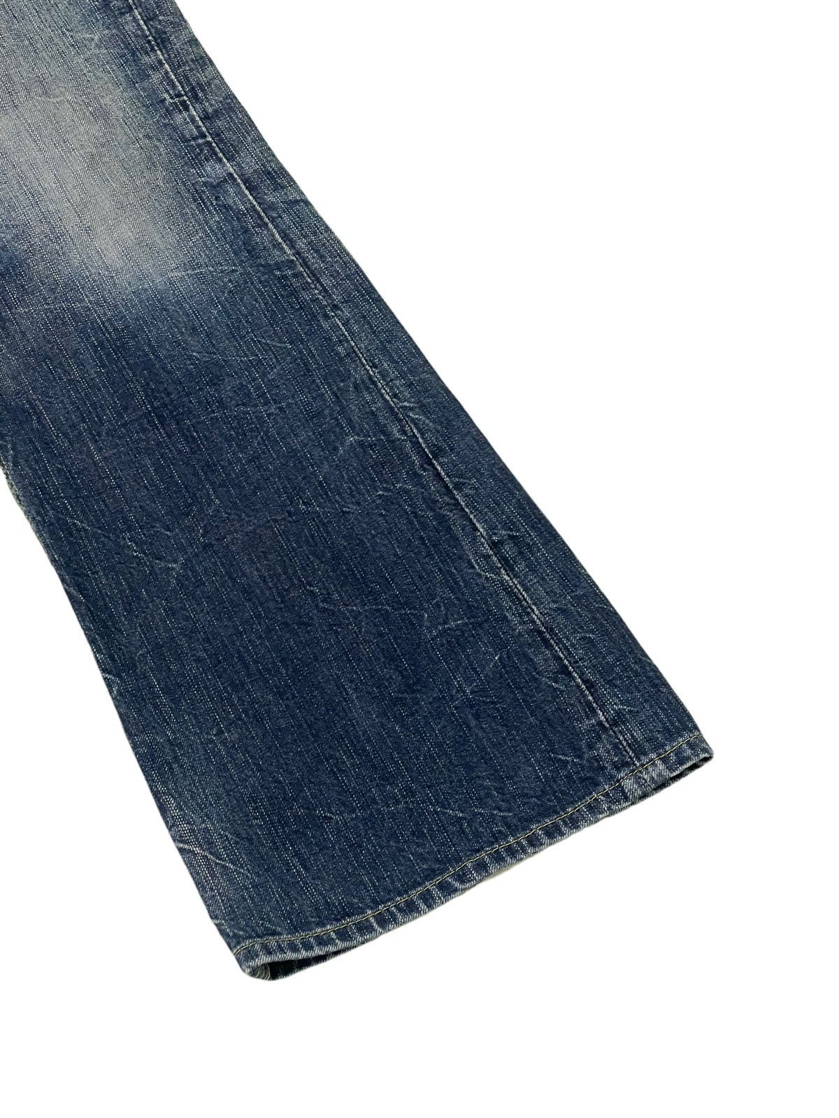Japanese Brand Flare Jeans Denim Craft Acid Wash Boot Cut Denim 4🟦7 Size US 32 / EU 48 - 13 Thumbnail