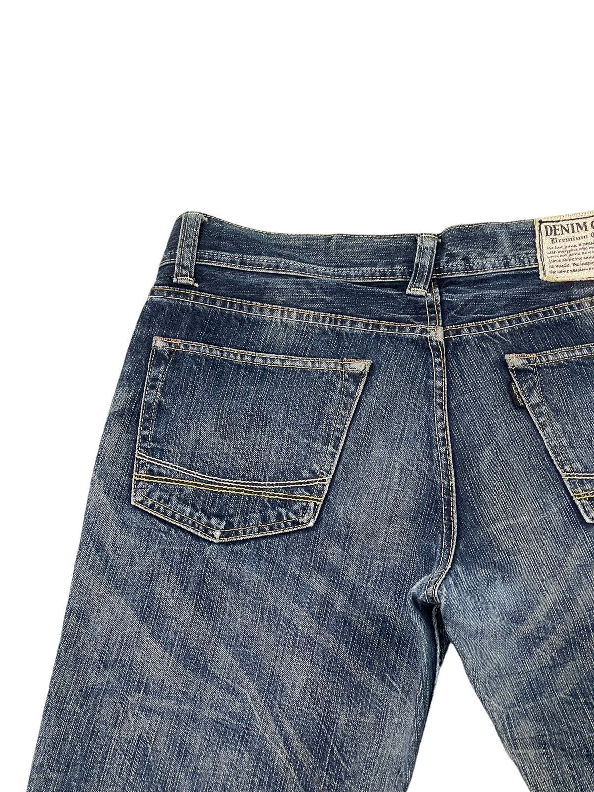 Japanese Brand Flare Jeans Denim Craft Acid Wash Boot Cut Denim 4🟦7 Size US 32 / EU 48 - 8 Thumbnail