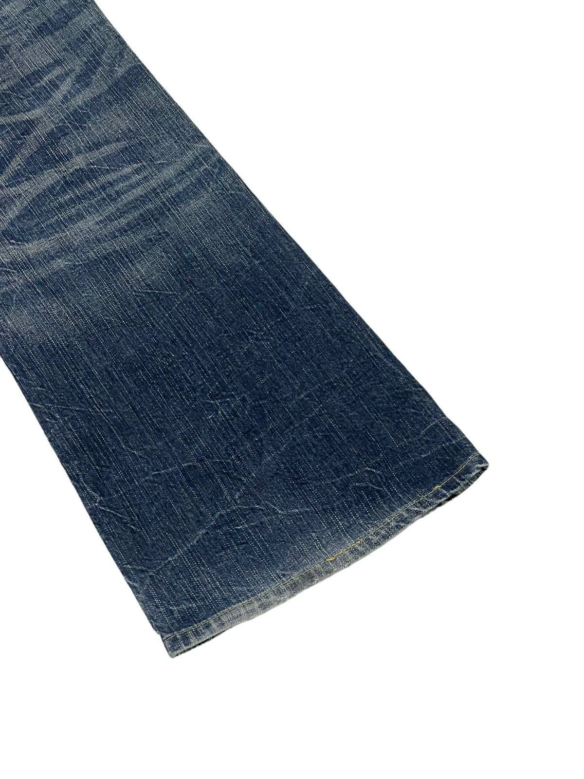 Japanese Brand Flare Jeans Denim Craft Acid Wash Boot Cut Denim 4🟦7 Size US 32 / EU 48 - 4 Thumbnail