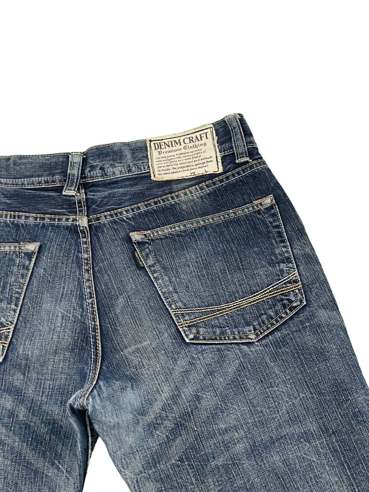 Japanese Brand Flare Jeans Denim Craft Acid Wash Boot Cut Denim 4🟦7 Size US 32 / EU 48 - 9 Thumbnail