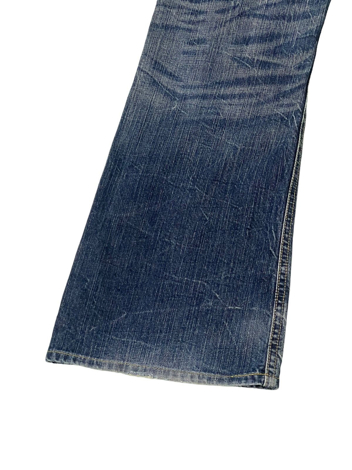 Japanese Brand Flare Jeans Denim Craft Acid Wash Boot Cut Denim 4🟦7 Size US 32 / EU 48 - 5 Thumbnail
