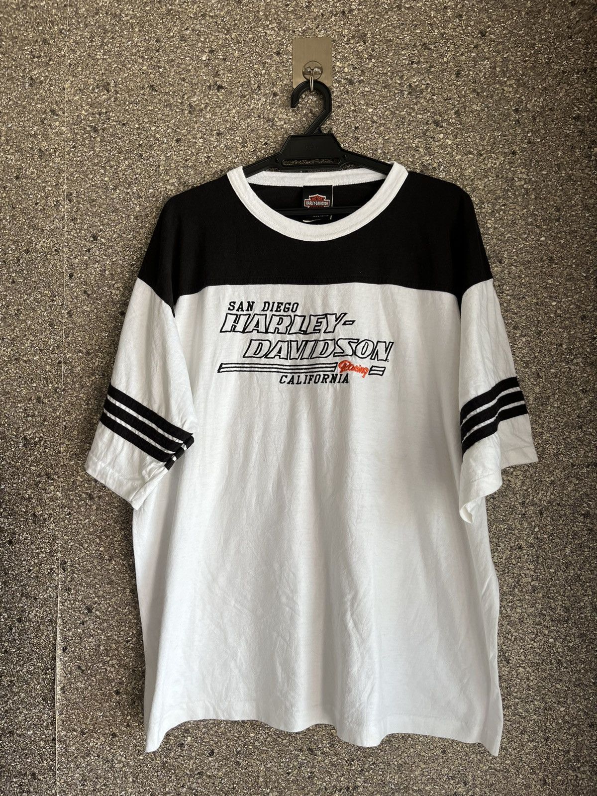 image of Vintage Harley Davidson Ft63 in White, Men's (Size XL)