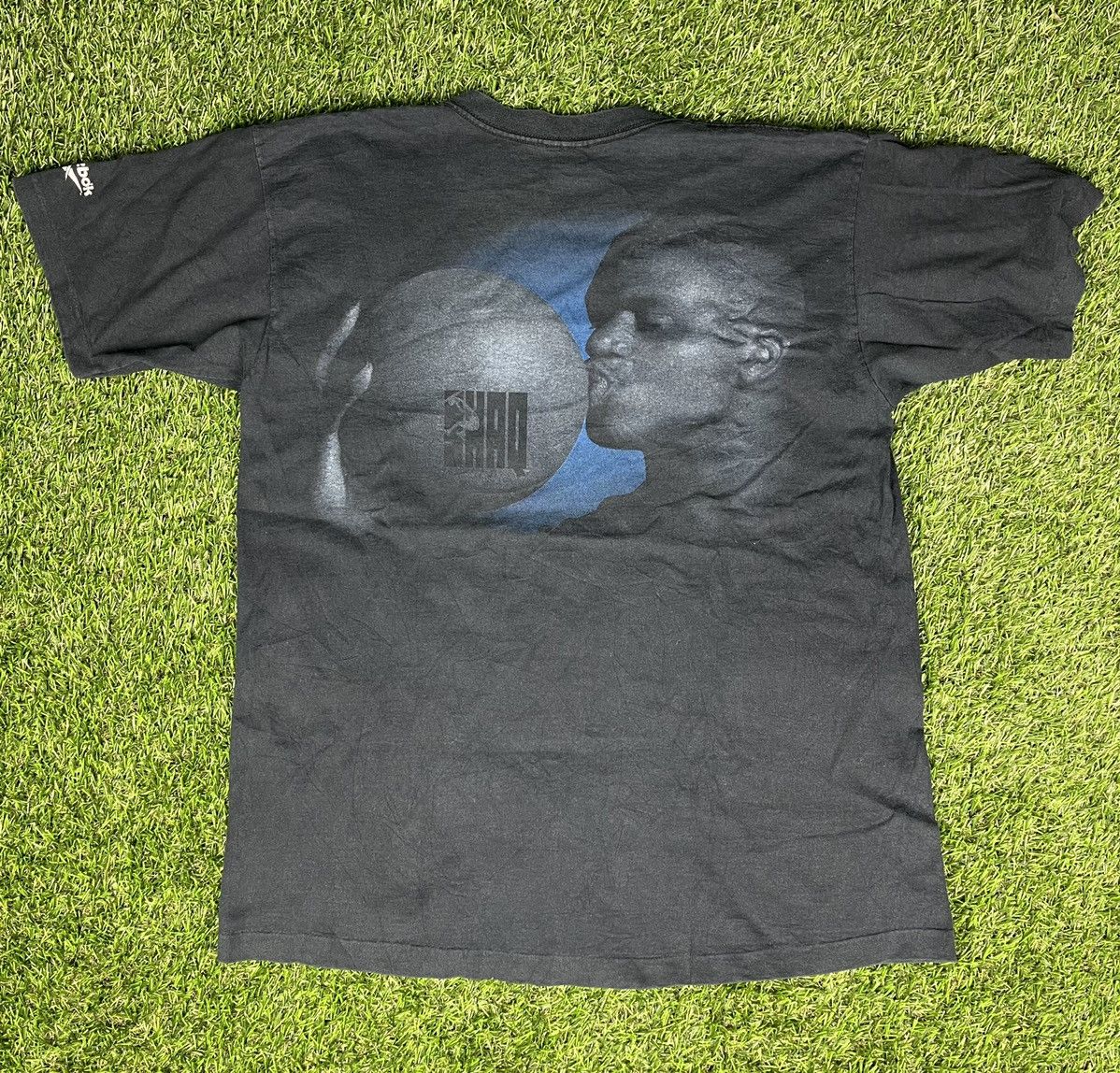 Vintage 90s Shaq Reebok Take Care Of Your Baby Tee