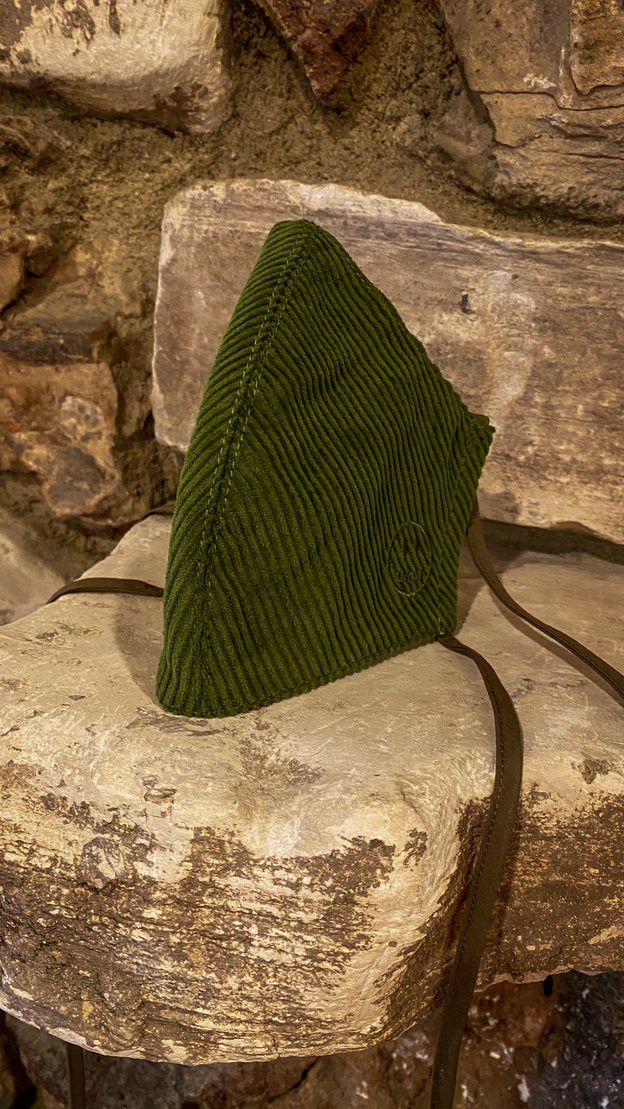Drew House Corduroy Face Mask Olive Os in Green, Men's — image 3 of 6