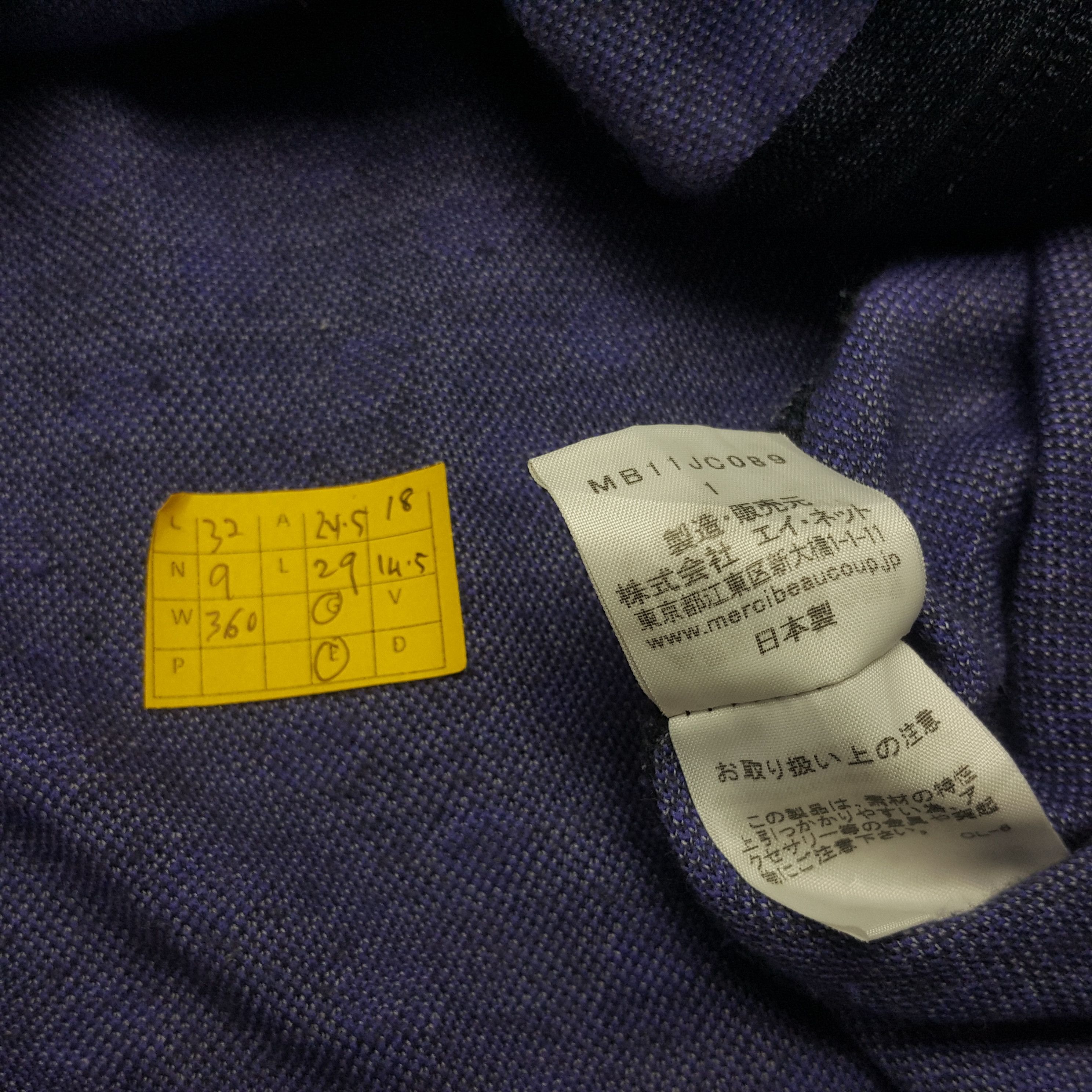 Issey Miyake × Japanese Brand × mercibeaucoup Vintage MERCIBEAUCOUP by Issey Miyake Japanese Designer Size US L / EU 52-54 / 3 - 4 Thumbnail