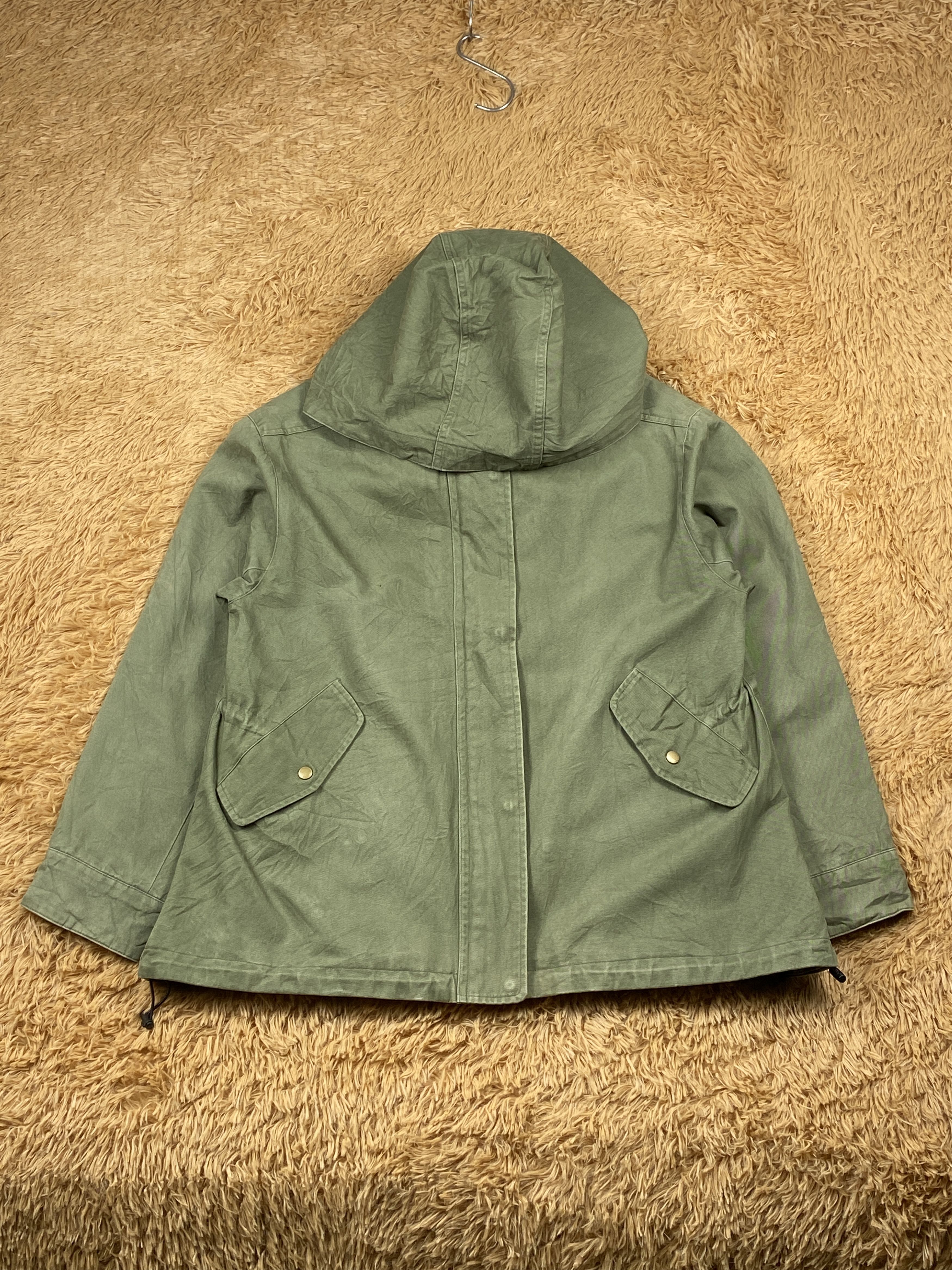 image of Earth Music & Ecology Hoodie Zip Up Jacket in Military Green, Women's