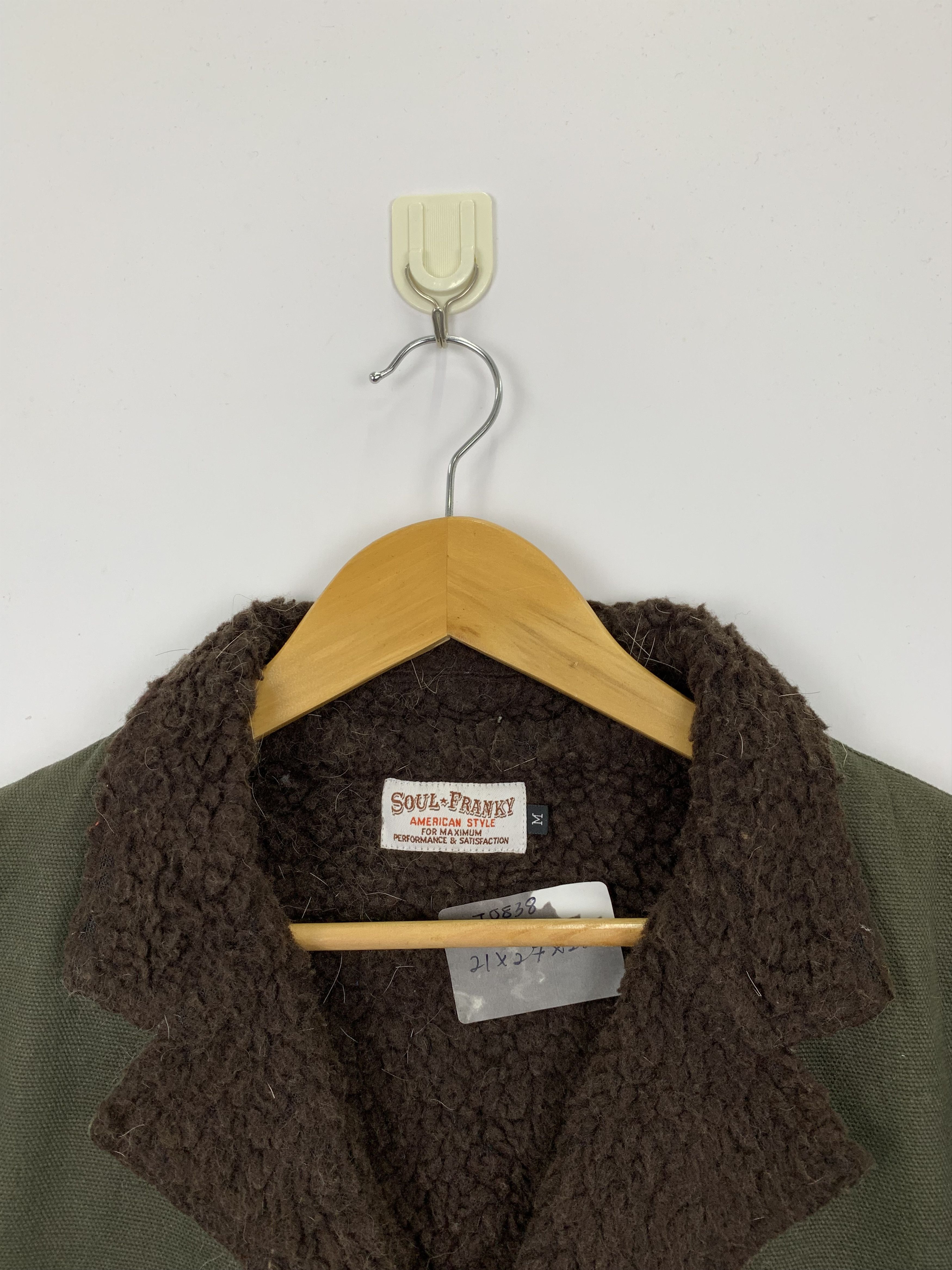Japanese Brand Vintage Soul Franky Sherpa Button Up Denim Jacket J0838 Size US M / EU 48-50 / 2 - 9 Thumbnail