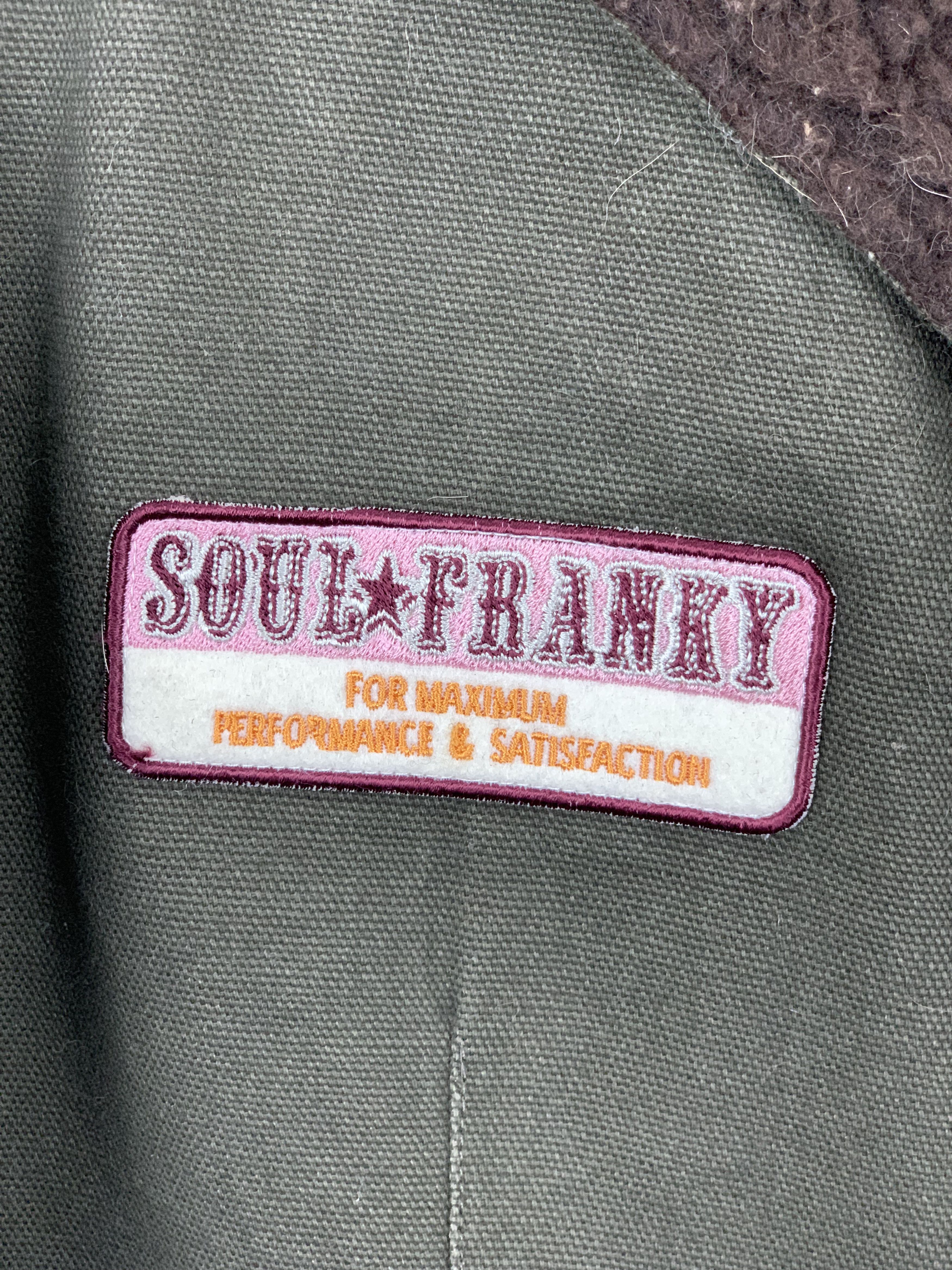 Japanese Brand Vintage Soul Franky Sherpa Button Up Denim Jacket J0838 Size US M / EU 48-50 / 2 - 6 Thumbnail