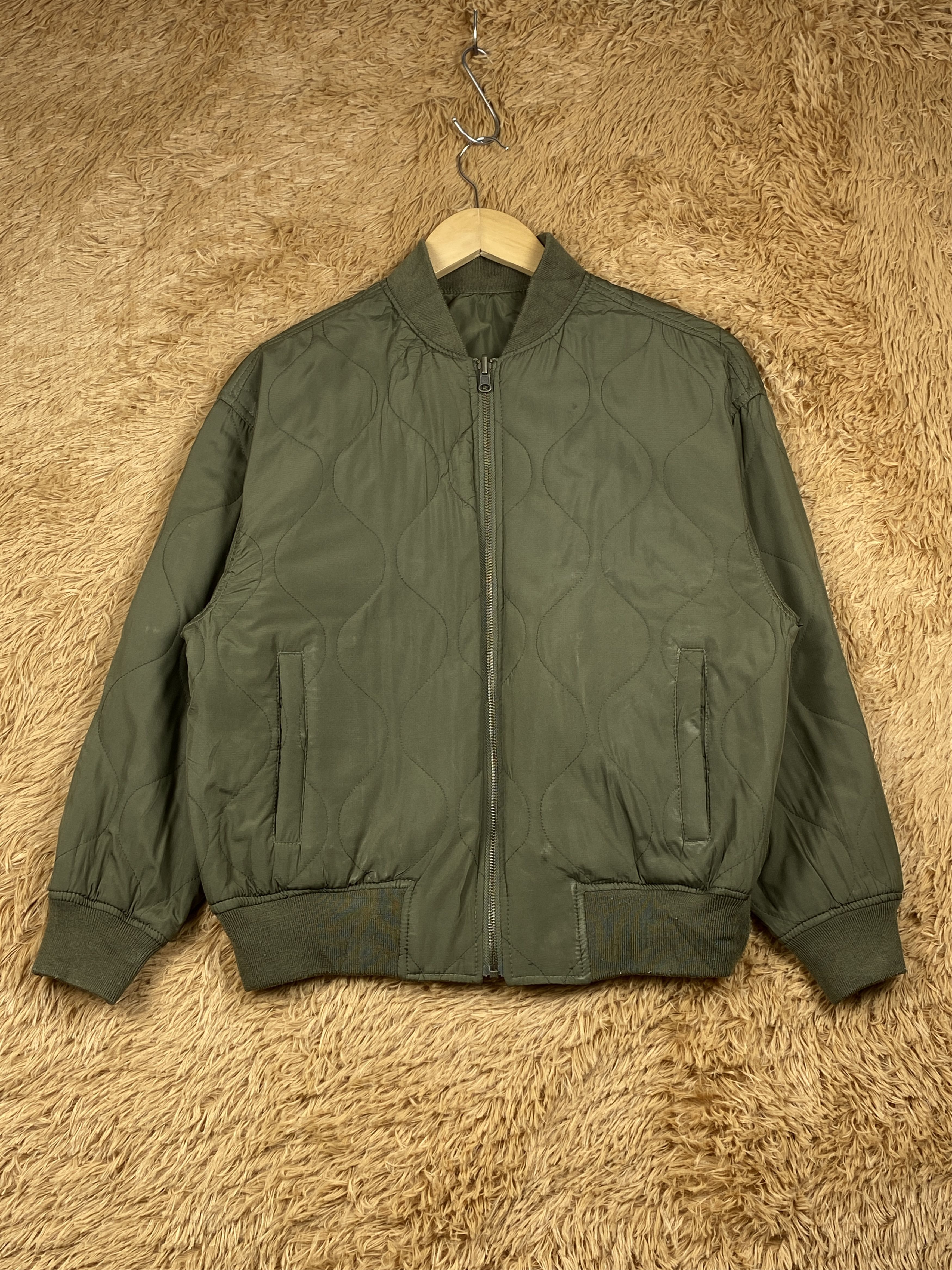 GU Vintage GU Reversible Zip Up Bombers Jacket J1630 Size US S / EU 44-46 / 1 - 7 Thumbnail