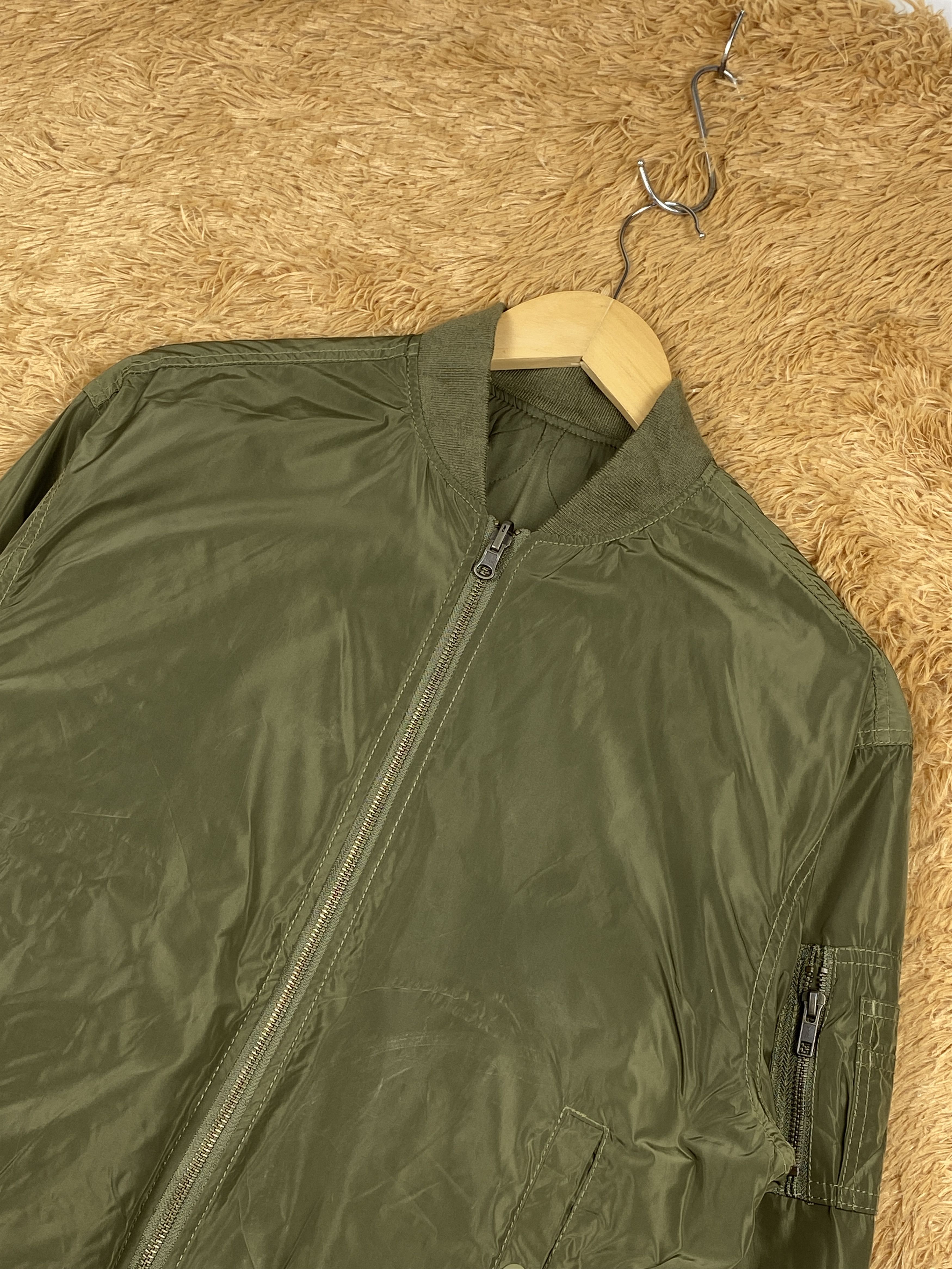 GU Vintage GU Reversible Zip Up Bombers Jacket J1630 Size US S / EU 44-46 / 1 - 2 Thumbnail