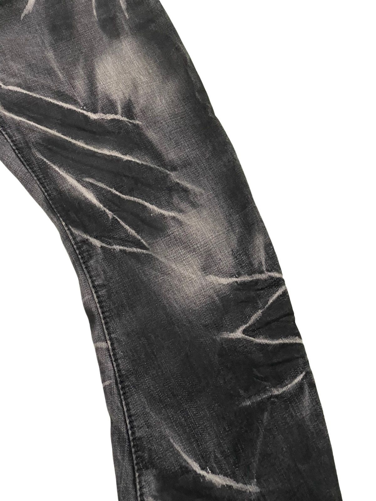 Japanese Brand Banana Jeans Flare New Gentleman Curv Leg Acid Wash 4🟦8 Size US 30 / EU 46 - 7 Thumbnail