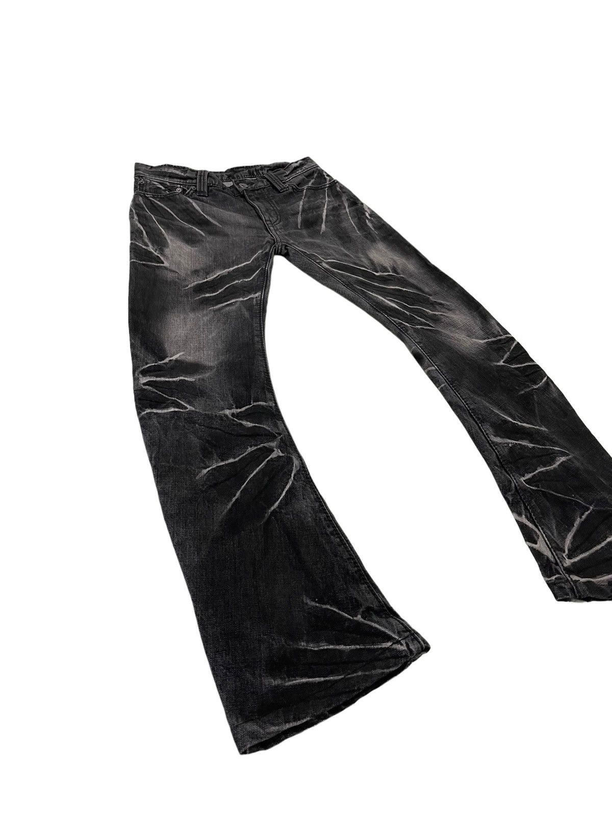Japanese Brand Banana Jeans Flare New Gentleman Curv Leg Acid Wash 4🟦8 Size US 30 / EU 46 - 1 Thumbnail