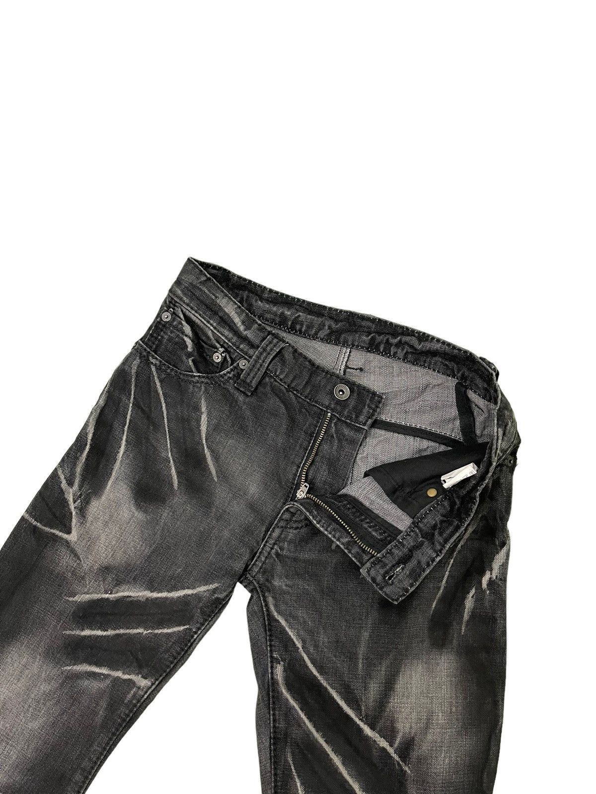 Japanese Brand Banana Jeans Flare New Gentleman Curv Leg Acid Wash 4🟦8 Size US 30 / EU 46 - 10 Thumbnail