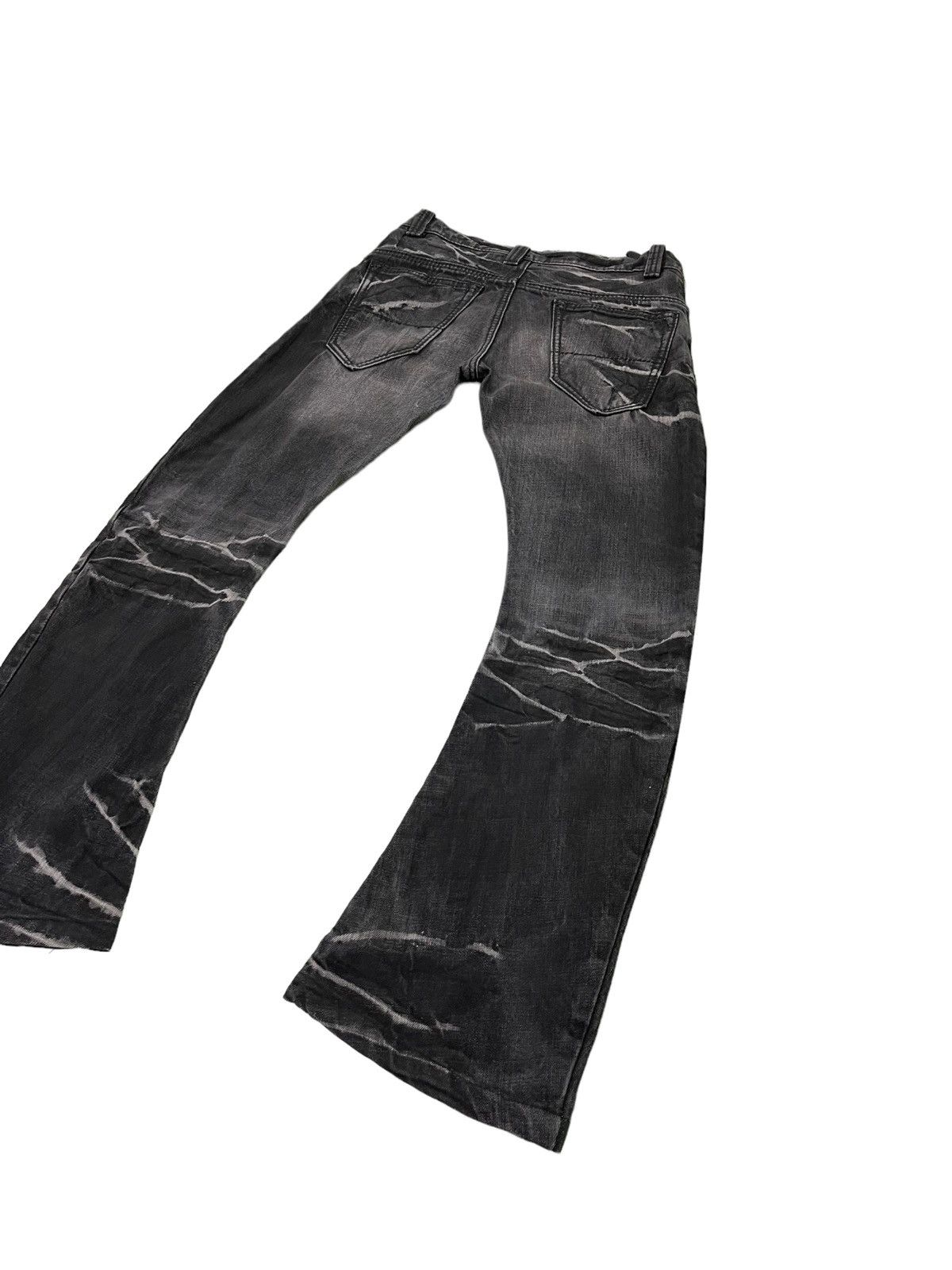 Japanese Brand Banana Jeans Flare New Gentleman Curv Leg Acid Wash 4🟦8 Size US 30 / EU 46 - 13 Thumbnail