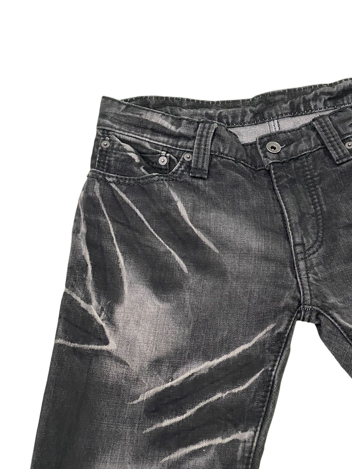 Japanese Brand Banana Jeans Flare New Gentleman Curv Leg Acid Wash 4🟦8 Size US 30 / EU 46 - 8 Thumbnail