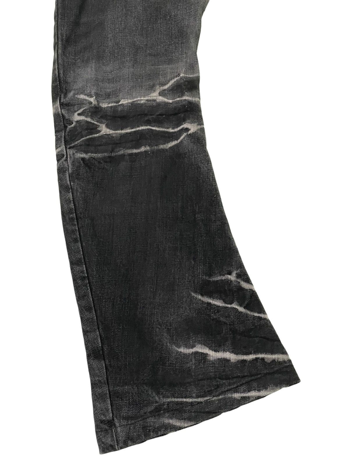 Japanese Brand Banana Jeans Flare New Gentleman Curv Leg Acid Wash 4🟦8 Size US 30 / EU 46 - 15 Thumbnail