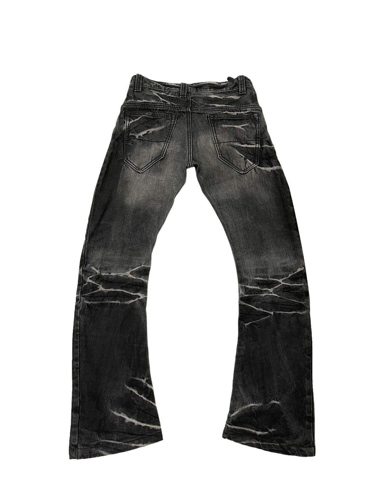 Japanese Brand Banana Jeans Flare New Gentleman Curv Leg Acid Wash 4🟦8 Size US 30 / EU 46 - 11 Thumbnail