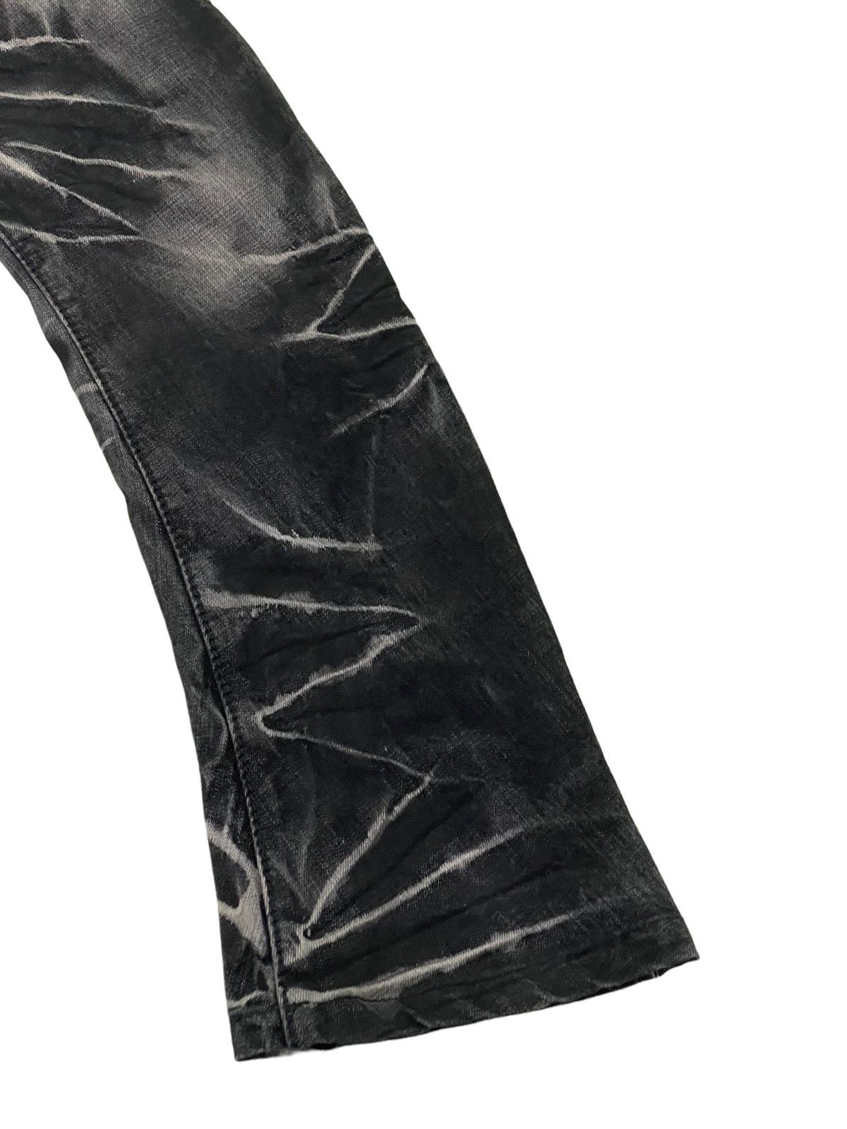 Japanese Brand Banana Jeans Flare New Gentleman Curv Leg Acid Wash 4🟦8 Size US 30 / EU 46 - 4 Thumbnail